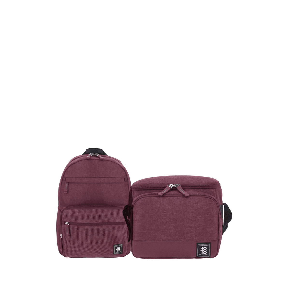 Kit Escolar 1818 by Chenson (Mochila + Lonchera) Magenta Juvenil, modelo 1865731-M-KC2O
