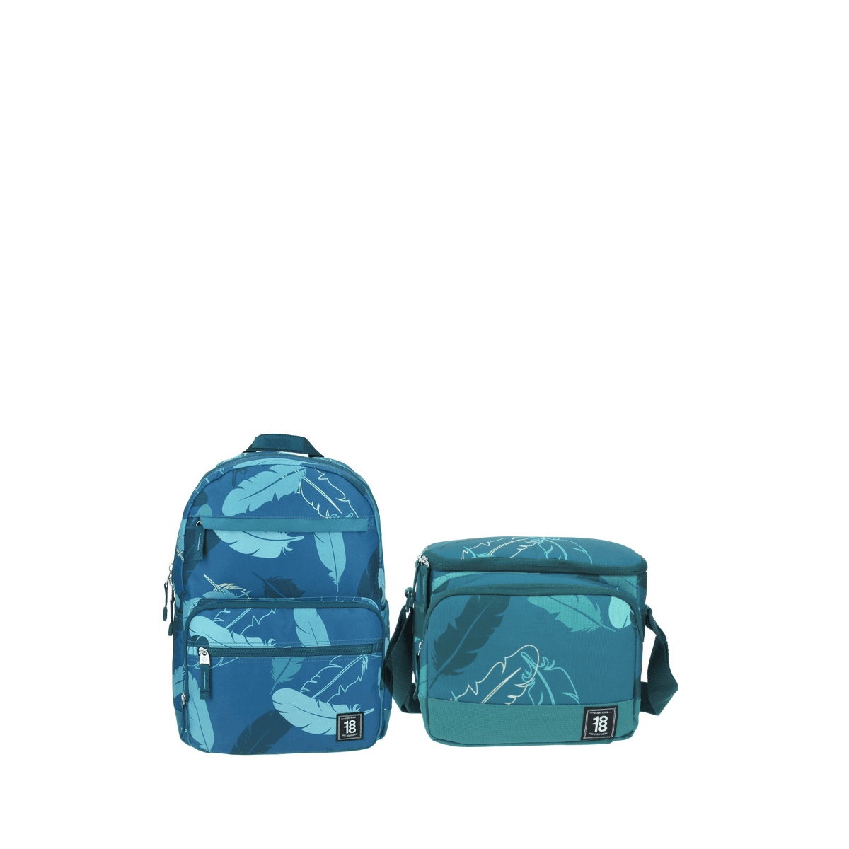 Kit Escolar 1818 by Chenson (Mochila + Lonchera) Verde Juvenil, modelo 1865755-G-KC2O
