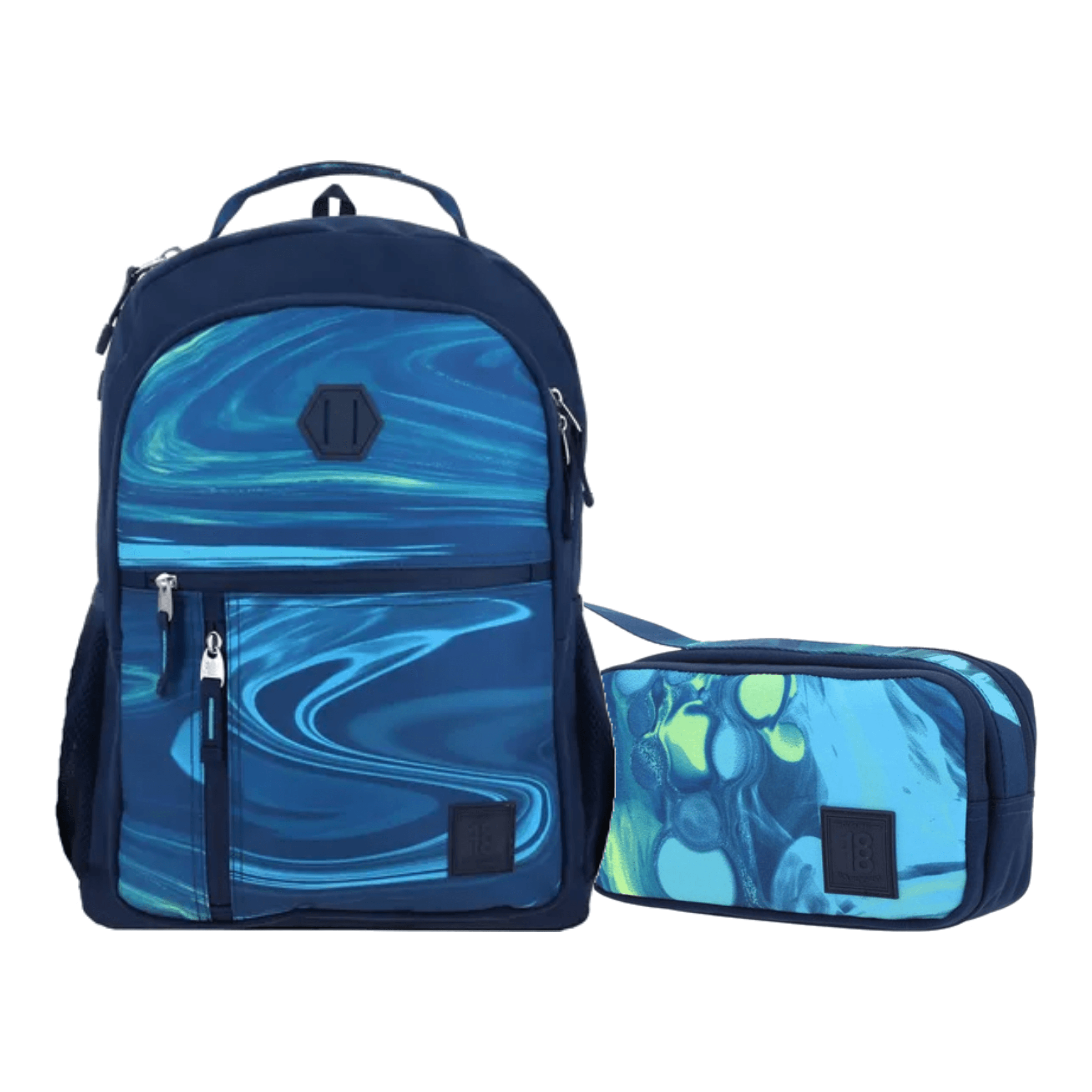 Kit Escolar 1818 by Chenson (Mochila + Lapicera) Azul Juvenil, modelo 1866569-9-KC2A