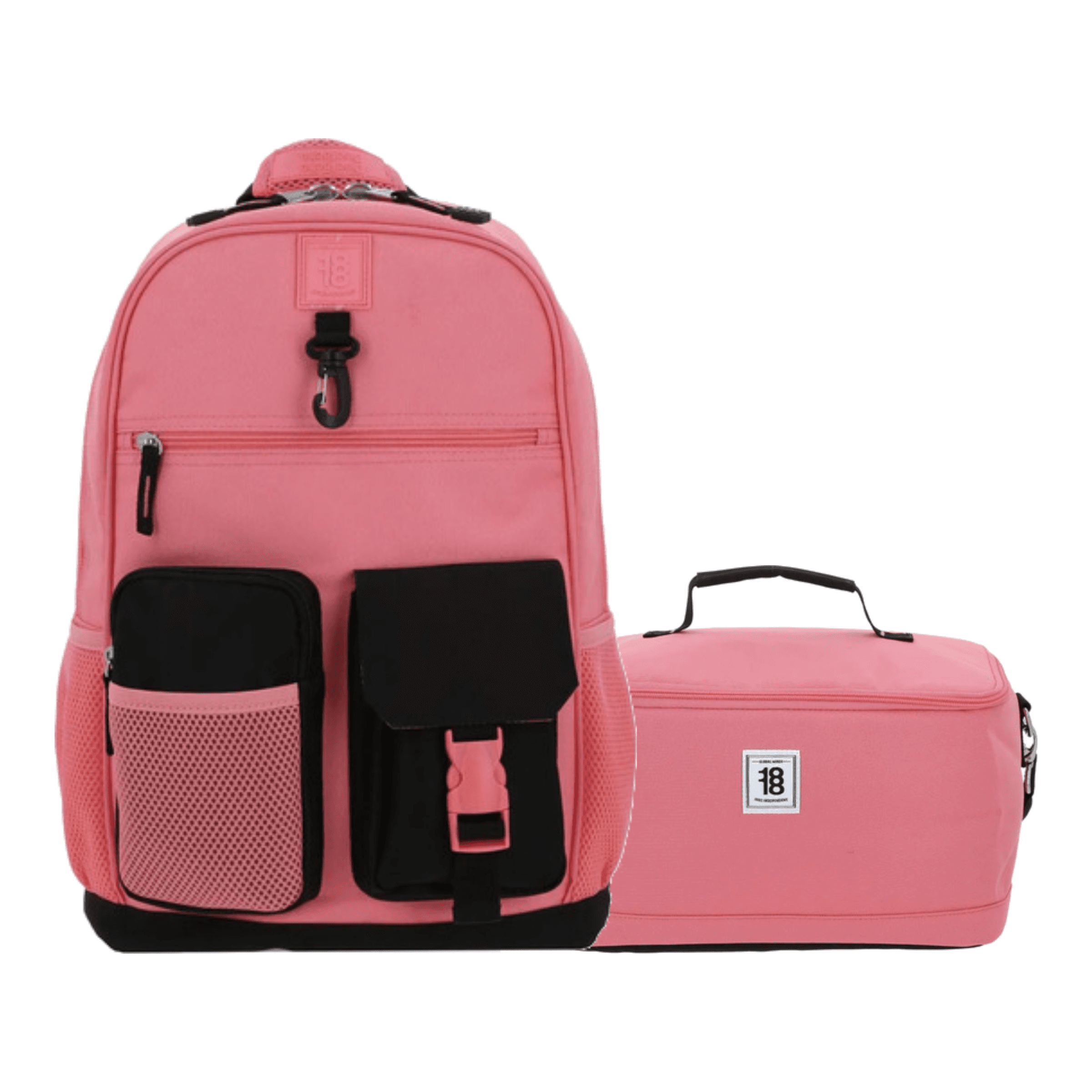Kit Escolar 1818 by Chenson (Mochila + Lonchera) Rosa Juvenil, modelo 1870136-P-KC2O