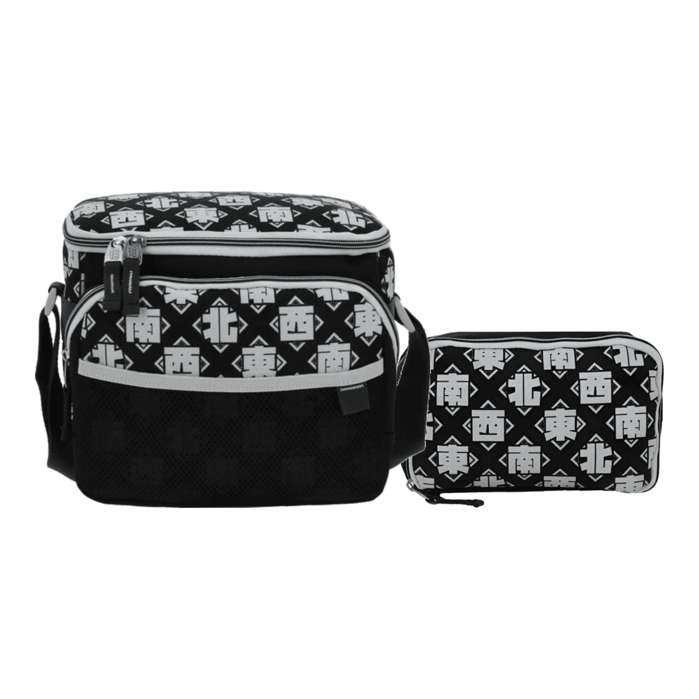 Kit Escolar 1818 by Chenson (Lonchera + Lapicera) Negro Juvenil - Modelo 1870176, modelo 1870176-3-K2OA