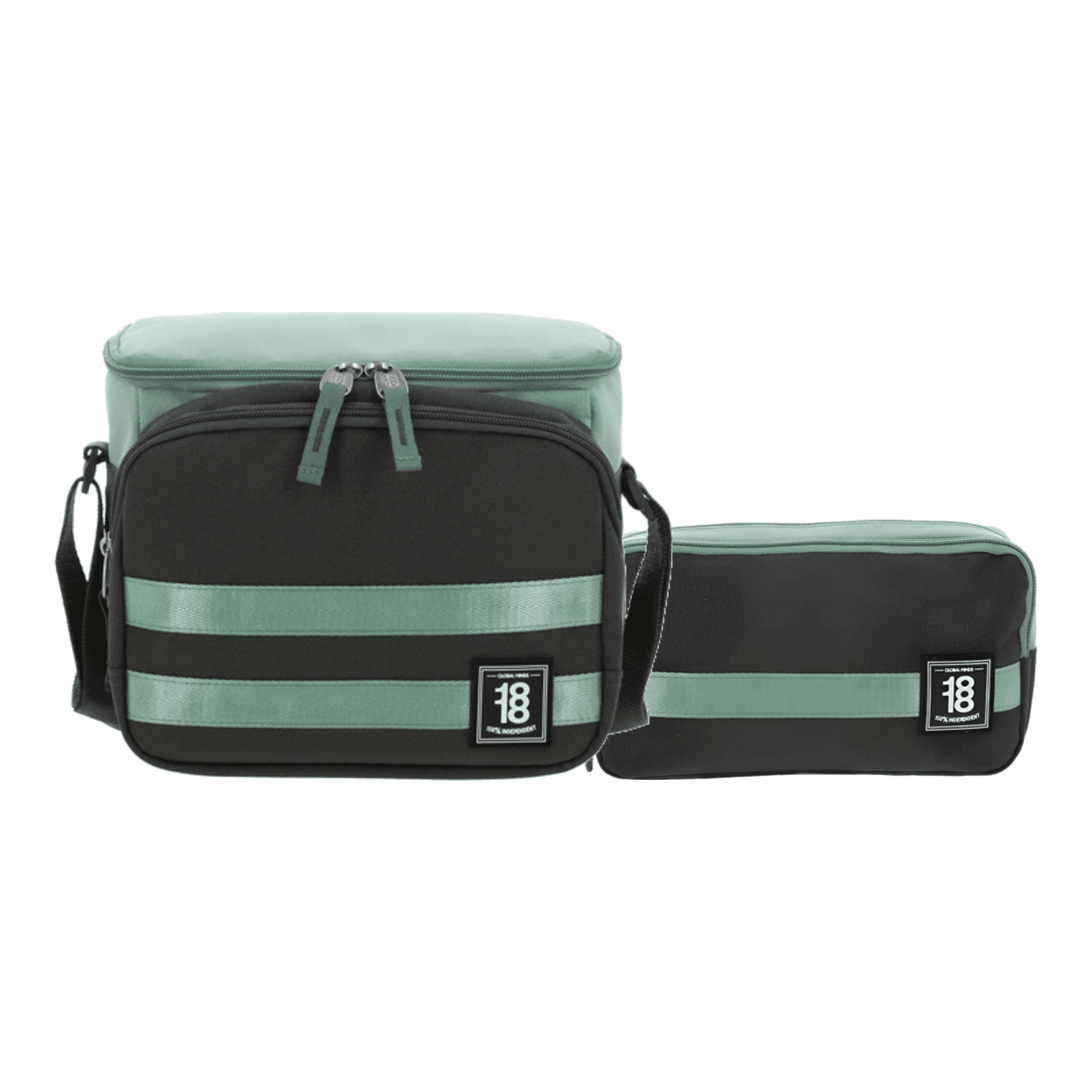 Kit Escolar 1818 by Chenson Lonchera + Lapicera Gris Juvenil - Modelo 1870186, modelo 1870186-2-K2OA