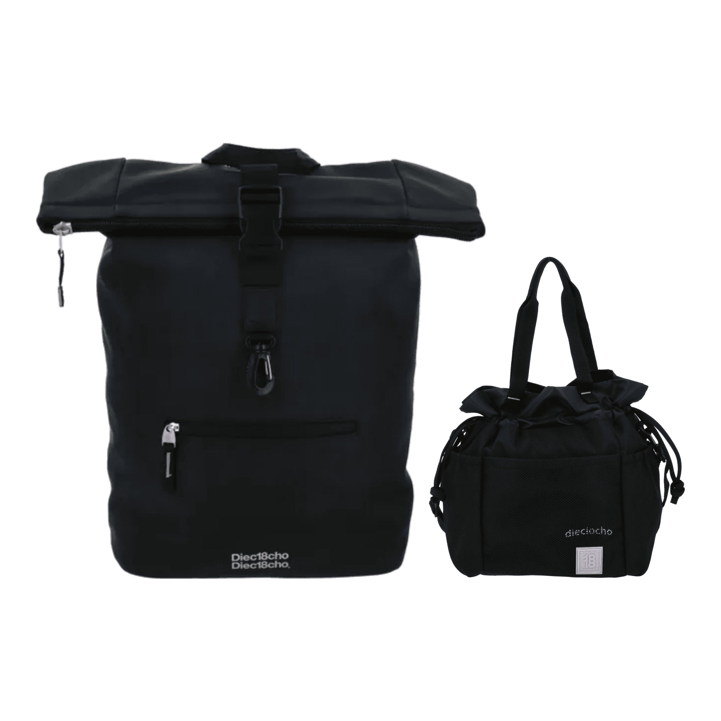 Kit Escolar 1818 by Chenson (Mochila + Mochila) Negro Juvenil - Modelo 1870777, modelo 1870777-3-KC2O