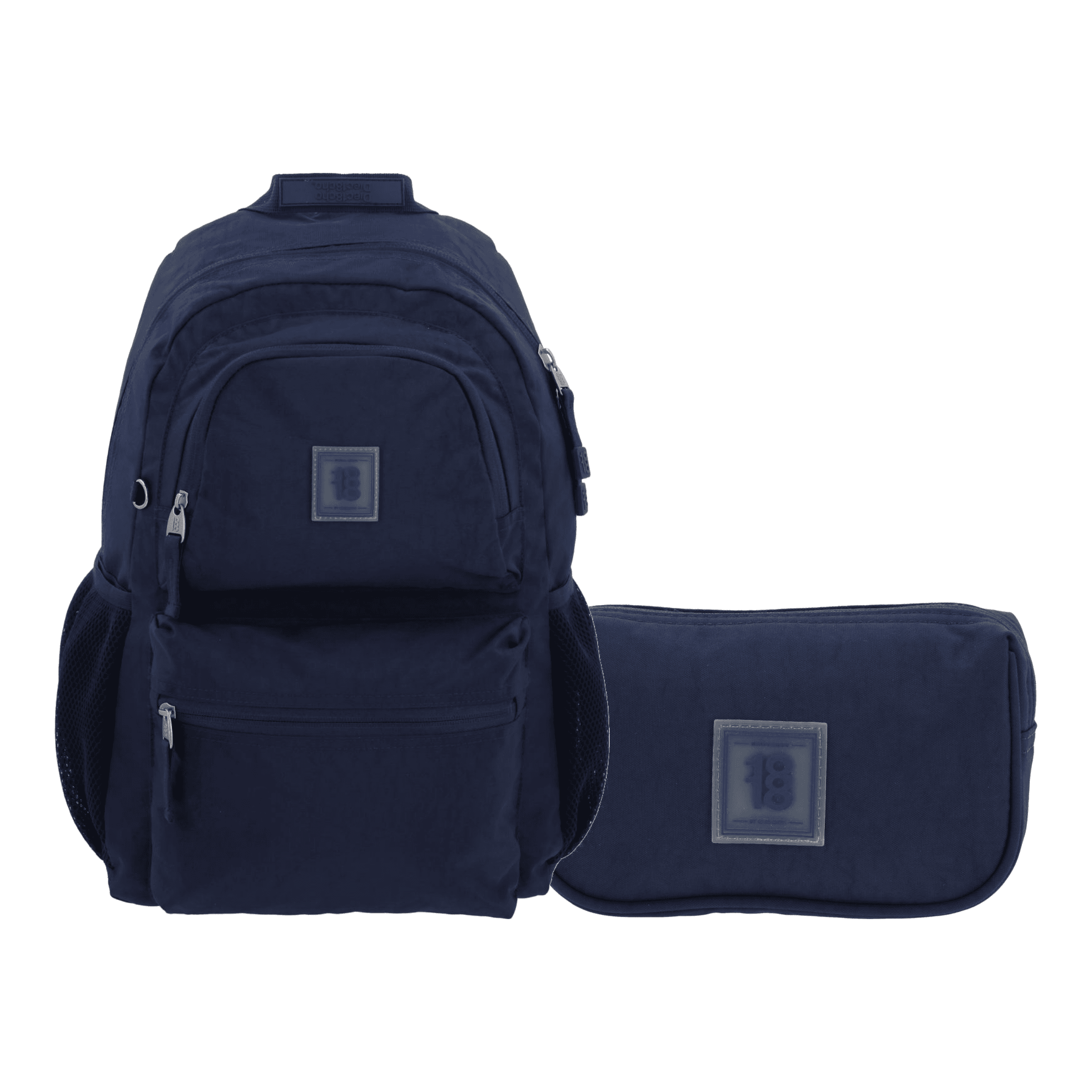 Kit Escolar 1818 by Chenson (Mochila + Mochila) Azul marino Juvenil, modelo 1870938-9X-KC2A