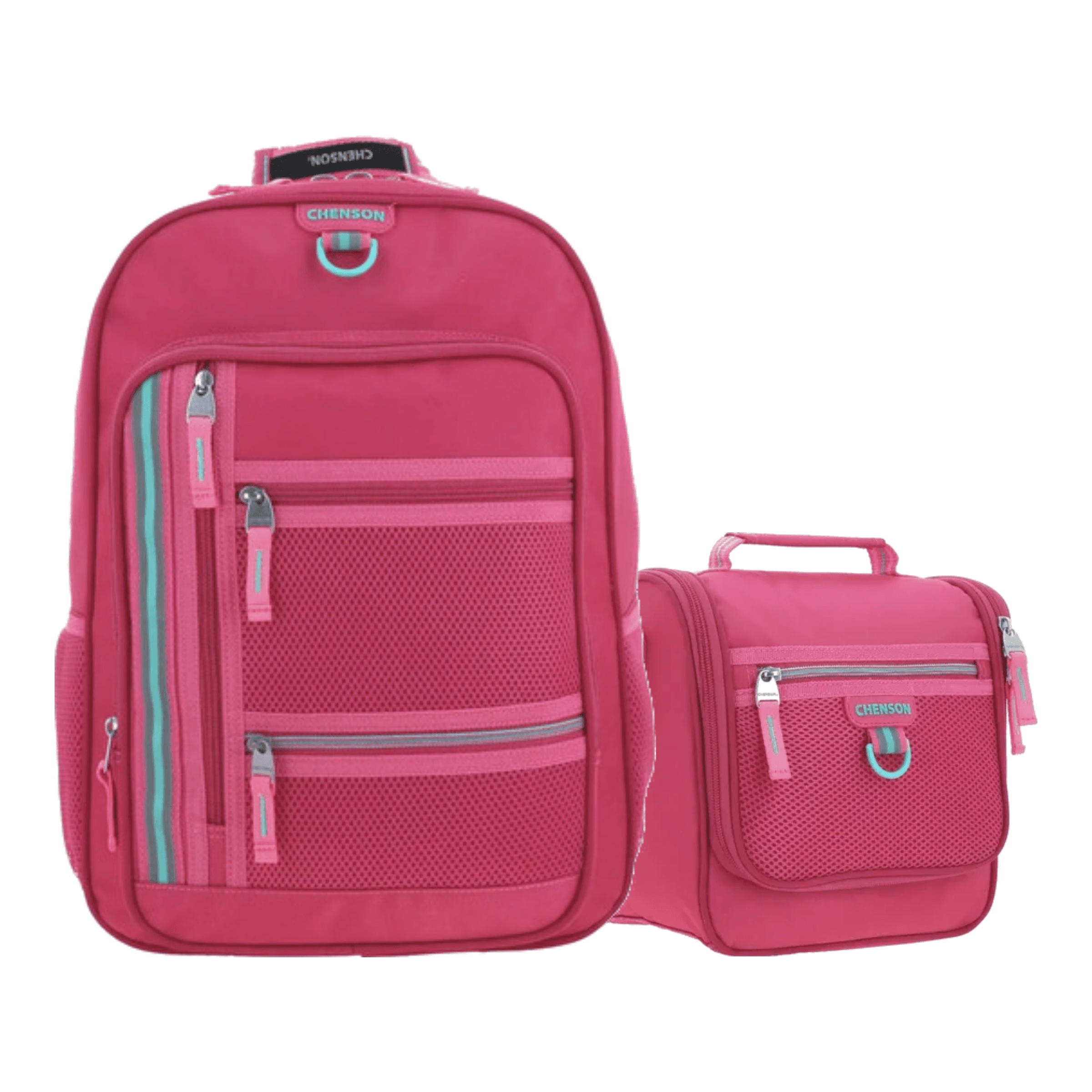 Kit Escolar Clásico by Chenson (Mochila + Lonchera) Rosa, modelo CH66490-P-KC2O