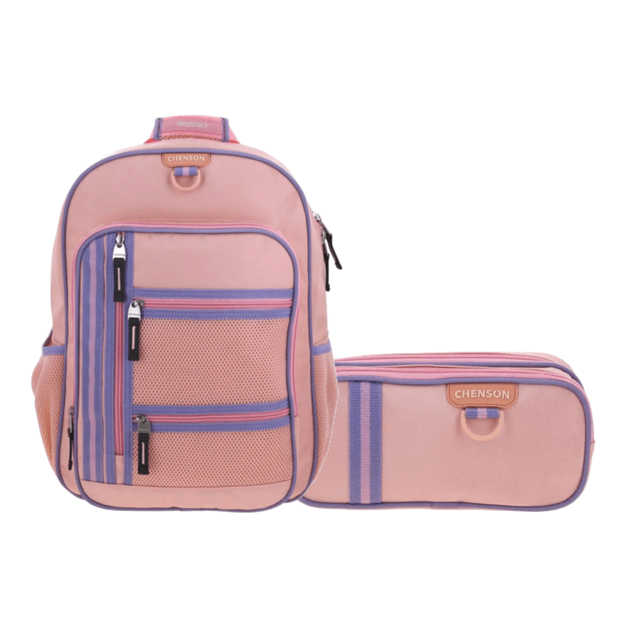 Kit Escolar Clásico by Chenson (Mochila + Lapicera) Beige, modelo CH70930-E-KC2A