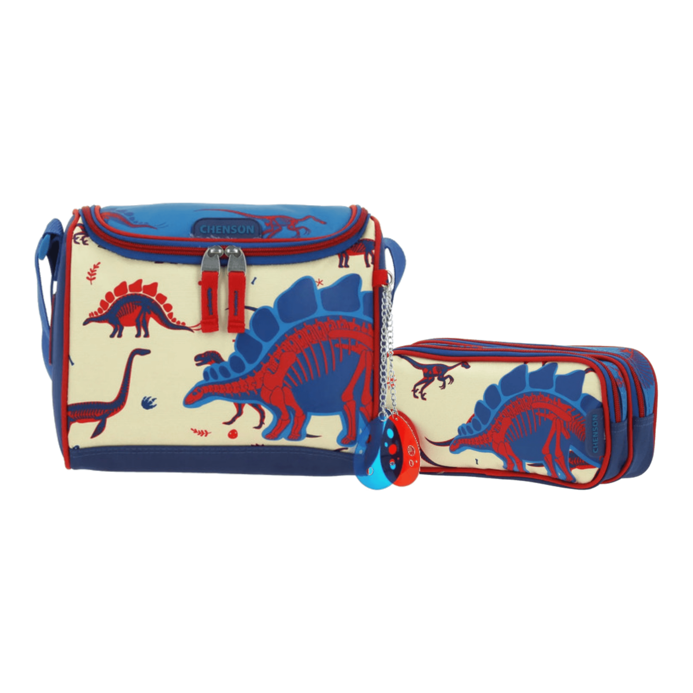 Kit Escolar Chenson Original (Lonchera + Lapicera) Azul Infantil - Modelo CO66449, modelo CO66449-9-K2OA