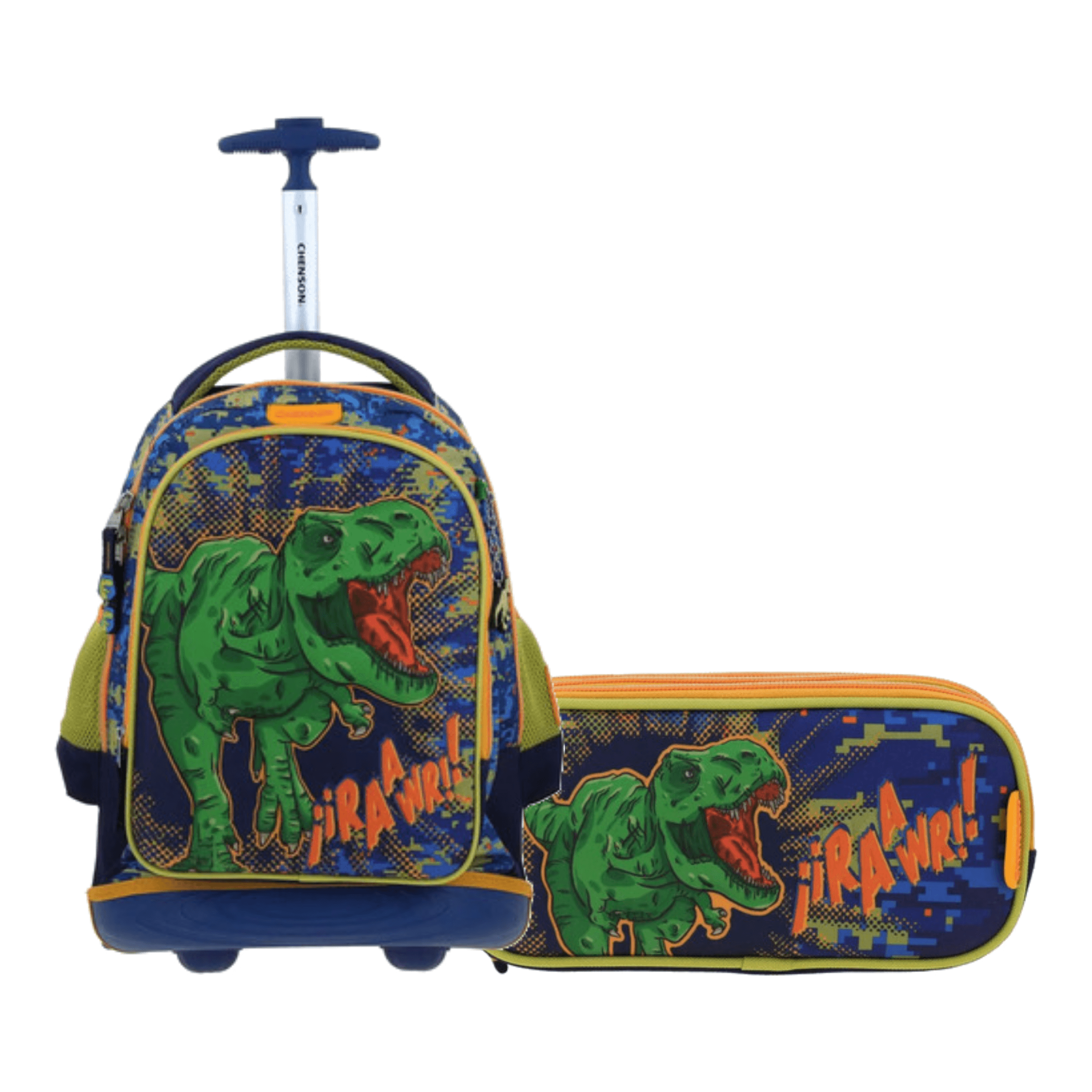 Kit Escolar Chenson Original by Chenson (Mochila con Ruedas + Lapicera) Azul Infantil, modelo CO70438-9-KB2A