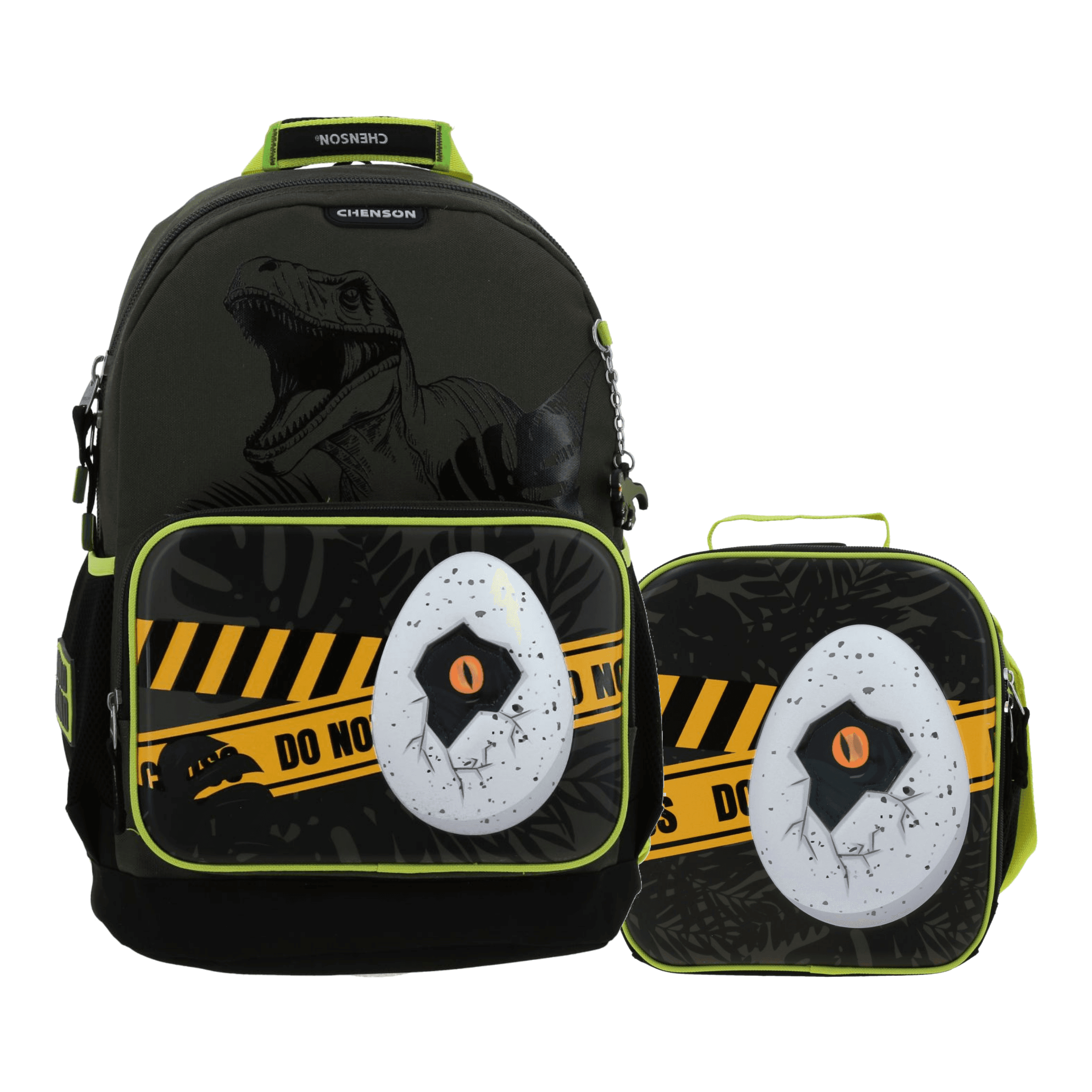 Kit Escolar Chenson Original by Chenson (Mochila + Lonchera) Gris Infantil, modelo CO70859-2-KC2O