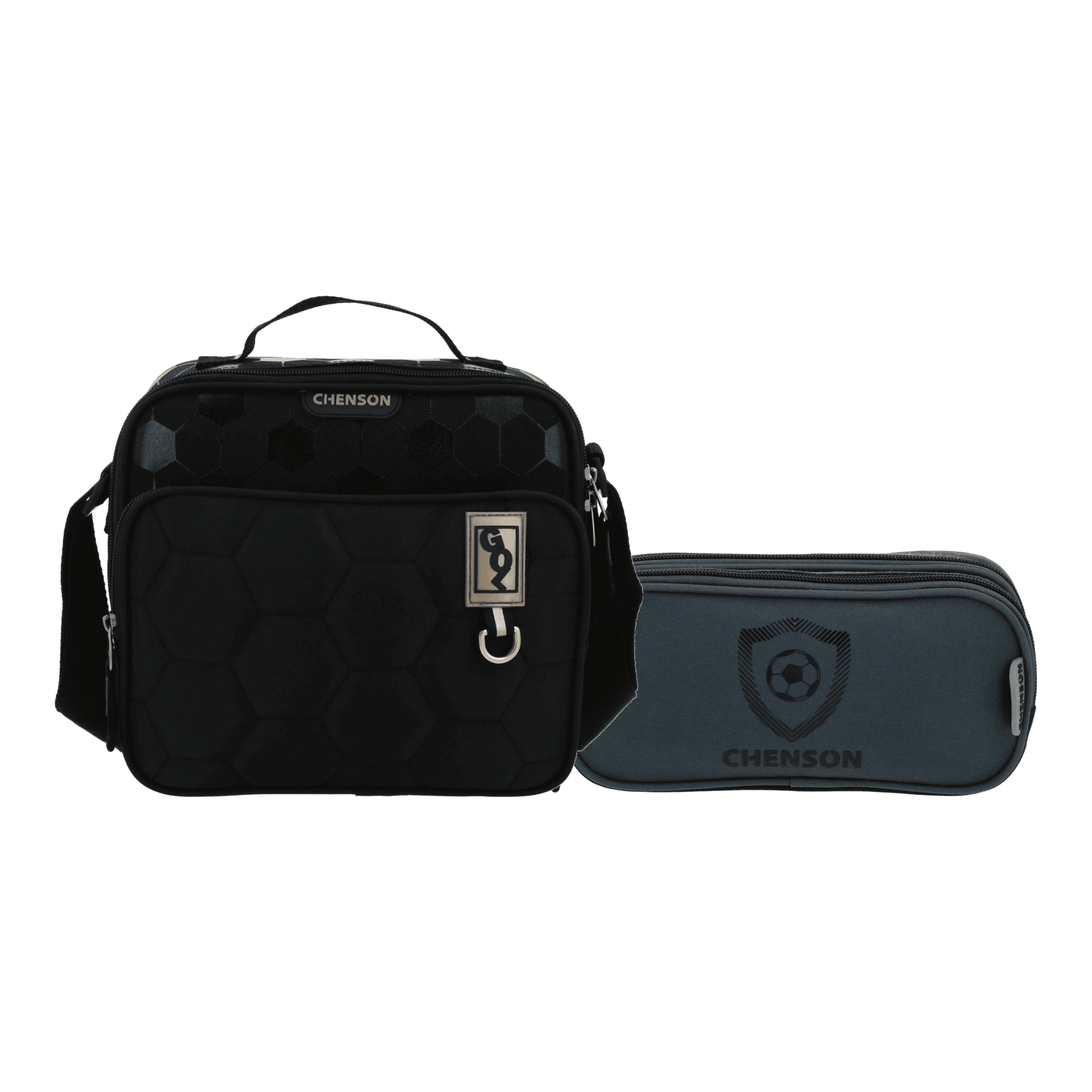 Kit Escolar Chenson Original (Lonchera + Lapicera) Negro, modelo CO71199-3-K2OA