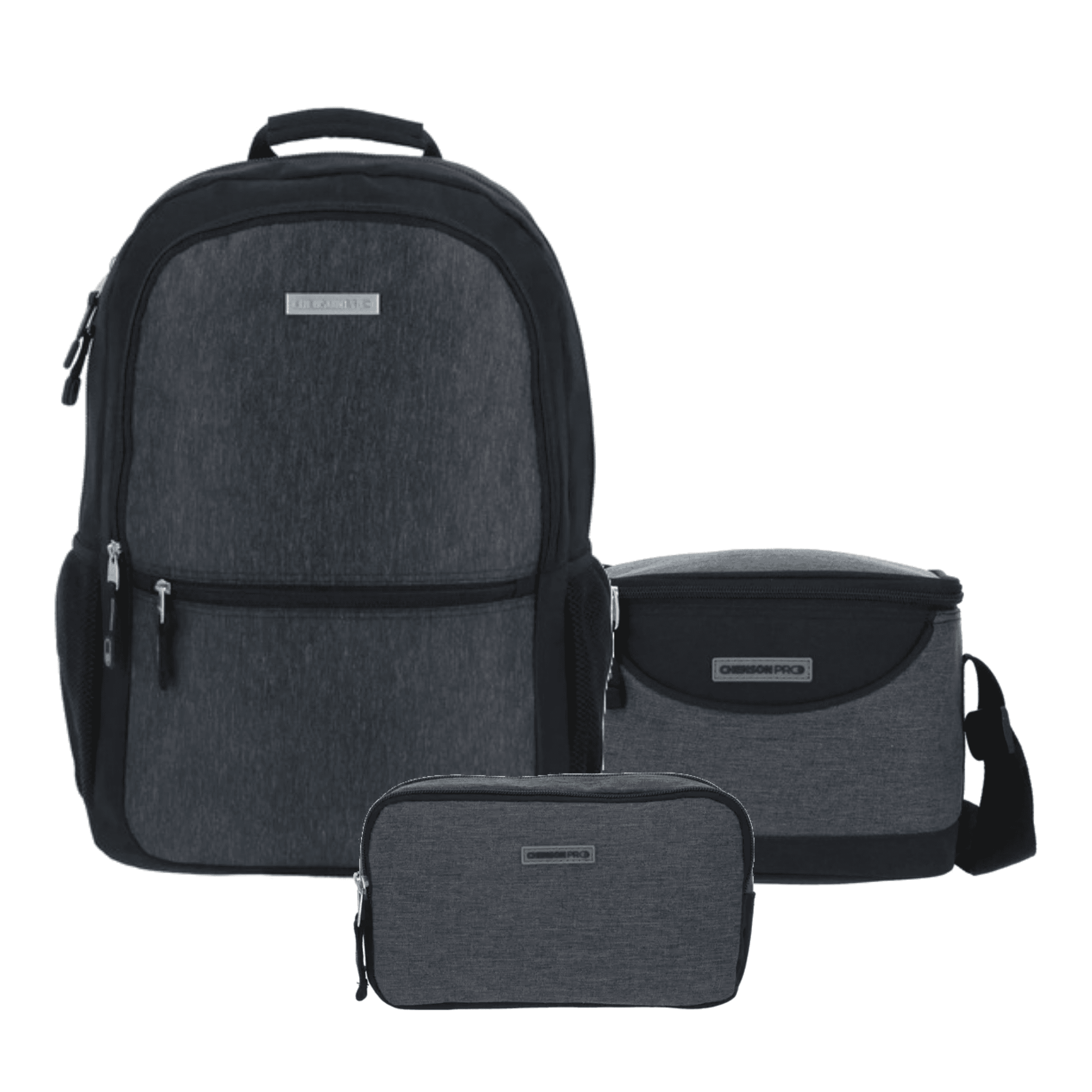 Kit Escolar Chenson Pro (Mochila + Lonchera + Lapicera) Gris - Modelo CP65916, modelo CP65916-2-KC3