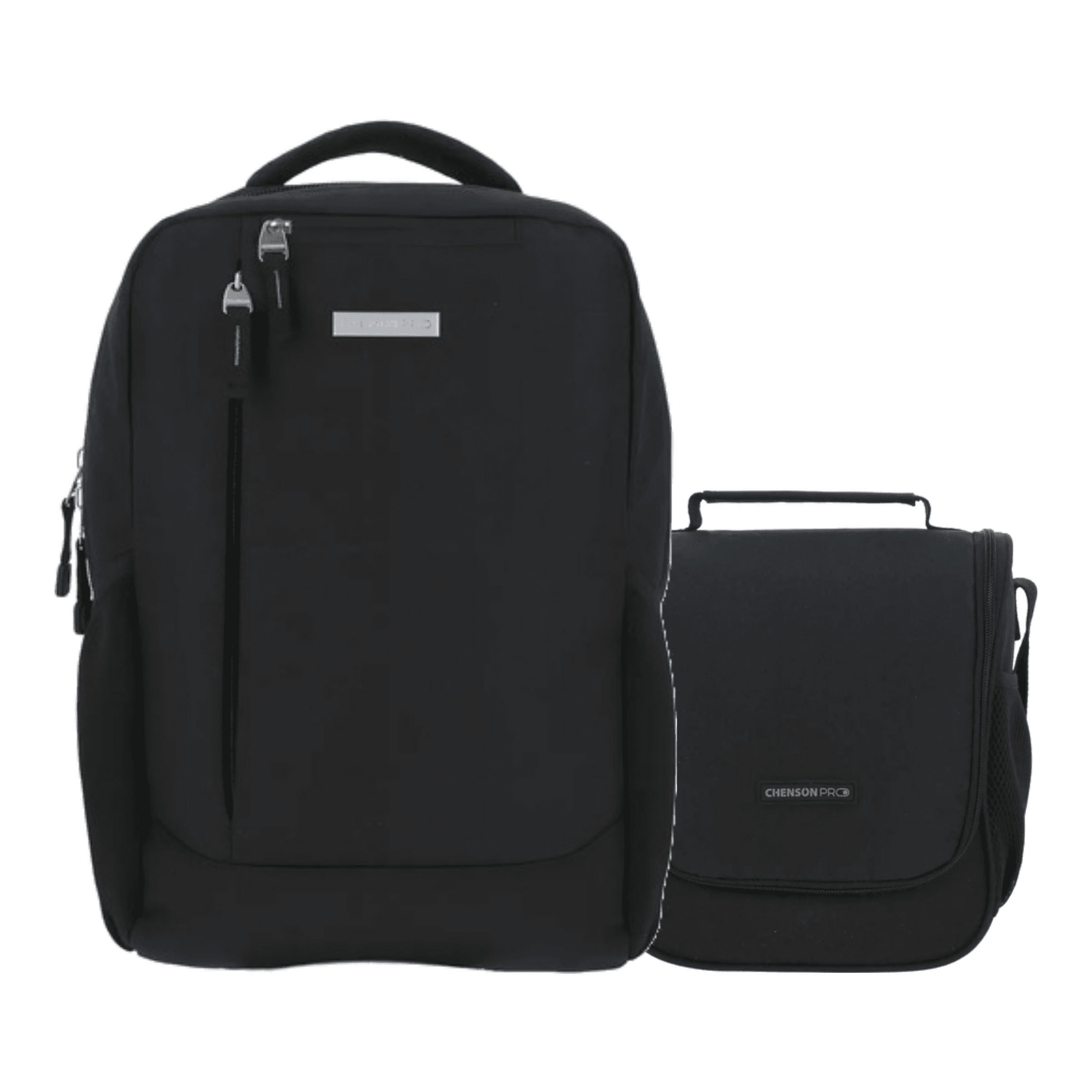 Kit Escolar Chenson Pro (Mochila + Lonchera) Negro - Modelo CP65923, modelo CP65923-3-KC2O