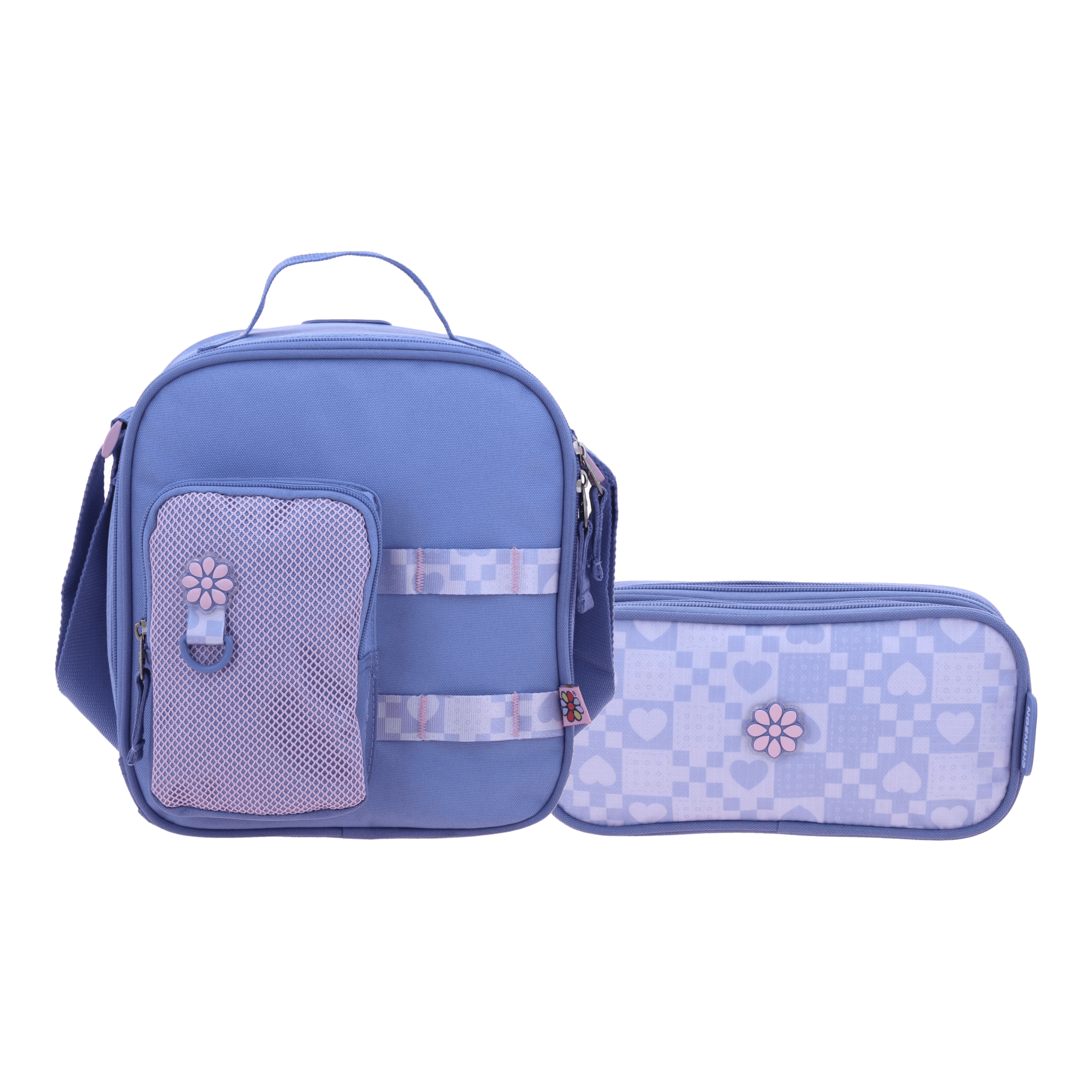 Kit Escolar Happy Girl by Chenson (Lonchera + Lapicera) Uva Infantil - Modelo HG70898, modelo HG70898-U-K2OA