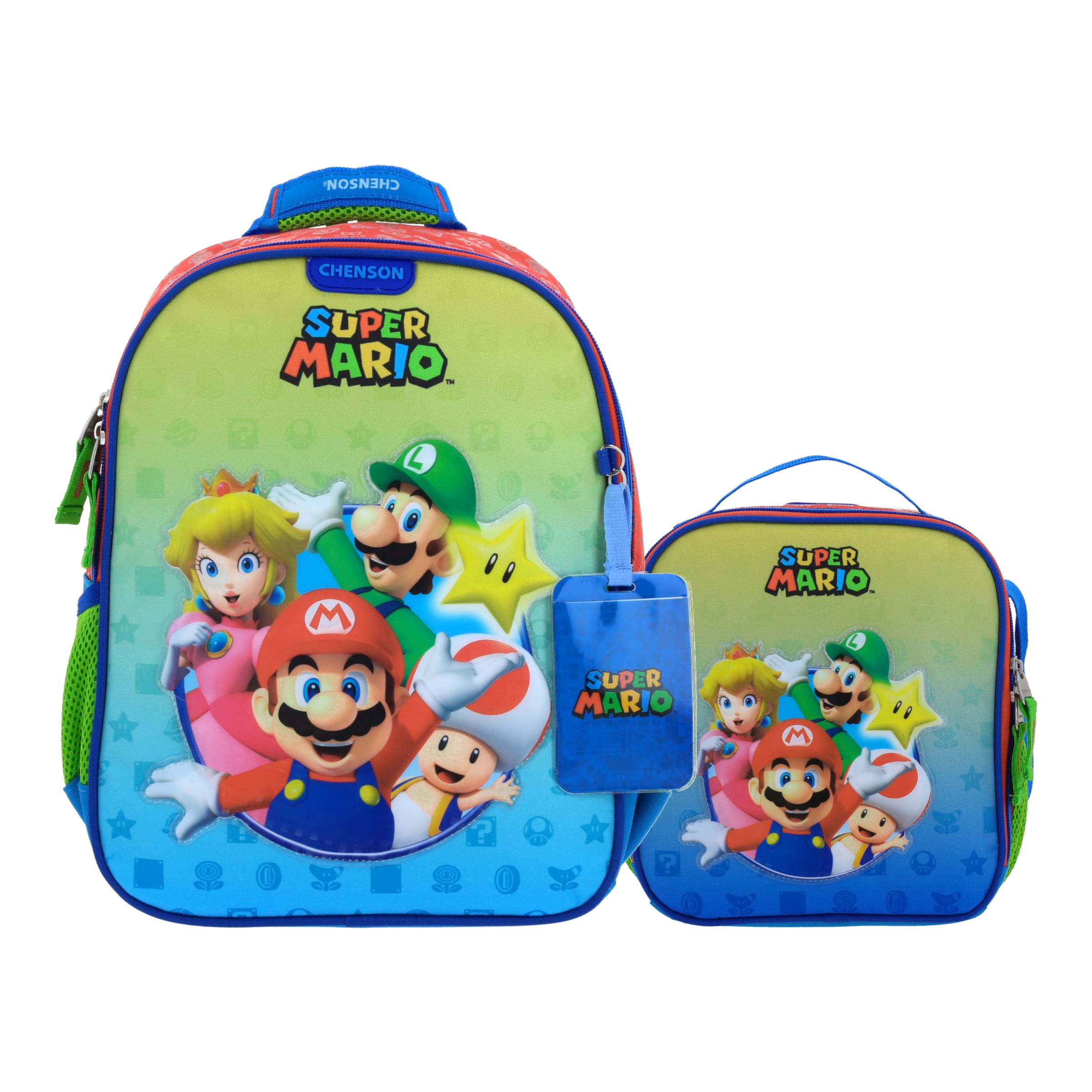 Kit Escolar Mario Bros by Chenson Mochila + Lonchera Rojo Infantil - Modelo MB66458, modelo MB66458-R-KC2O