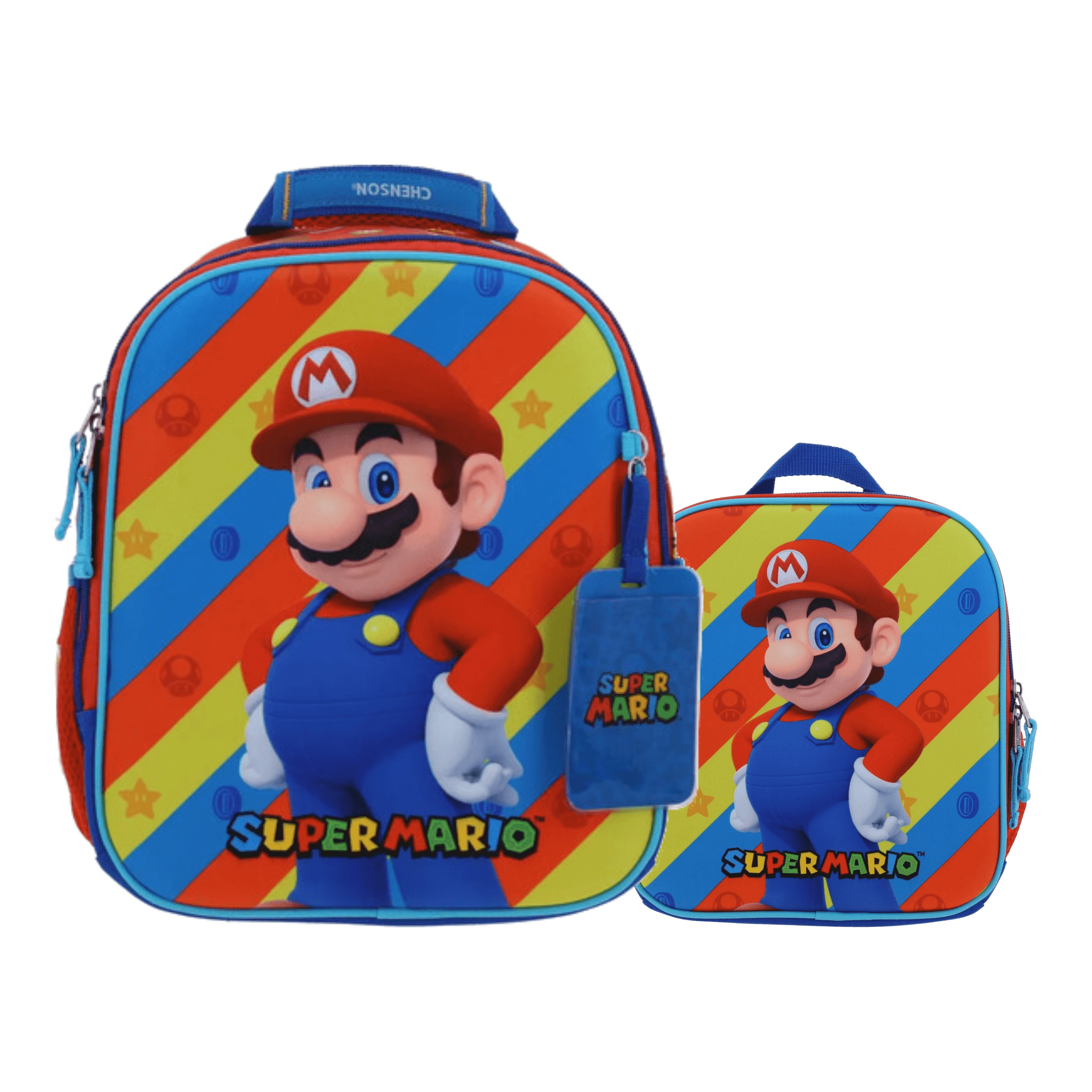 Kit Escolar Mario Bros by Chenson Mochila + Lonchera Rojo Infantil - Modelo MB66579, modelo MB66579-R-KC2O