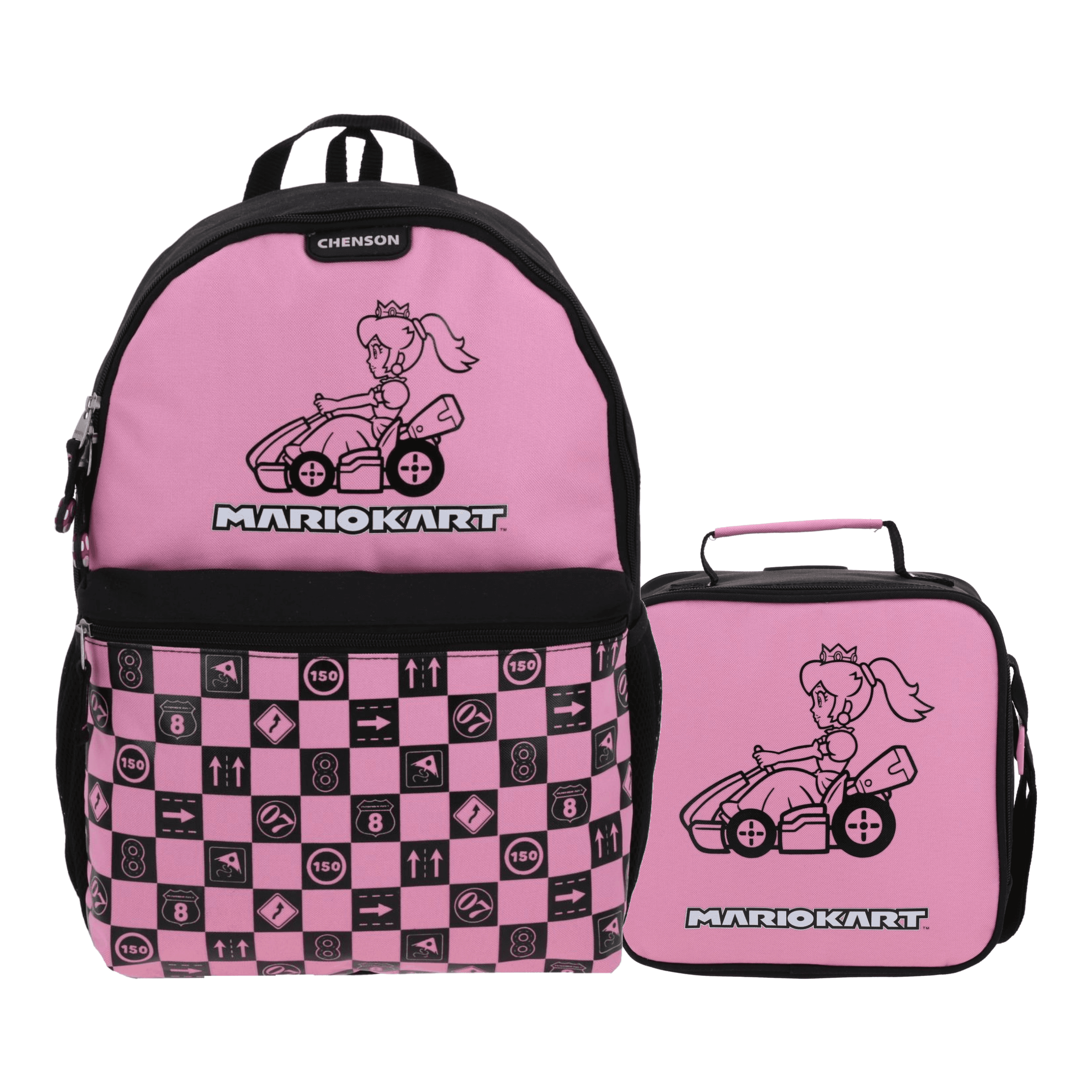 Kit Escolar Mario Bros by Chenson (Mochila + Lonchera) Negro Infantil - Modelo MB70359, modelo MB70359-3-KC2O