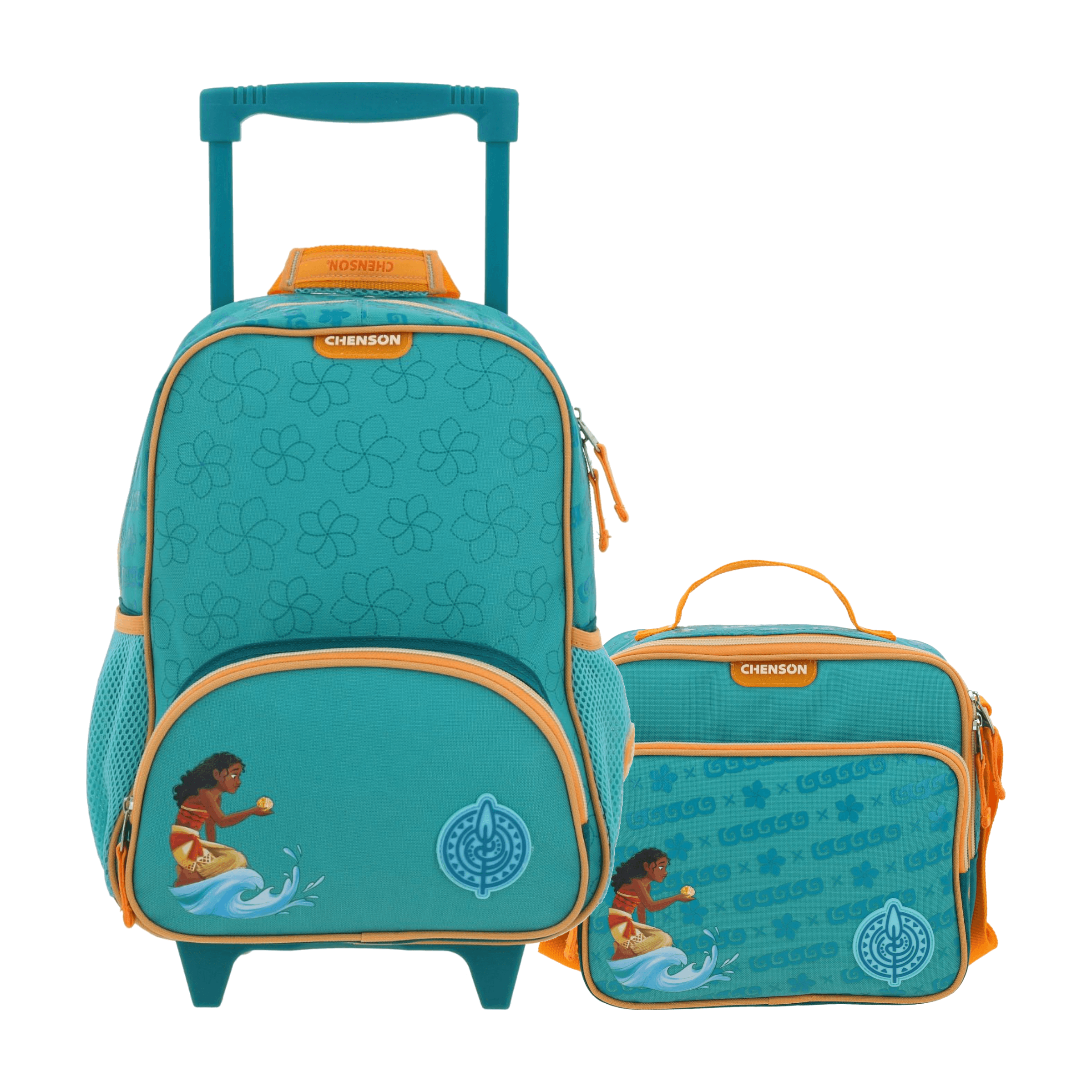 Kit Escolar Princesa Moana by Chenson (Mochila + Lonchera) Turquesa, modelo PR70398-T-KC2O