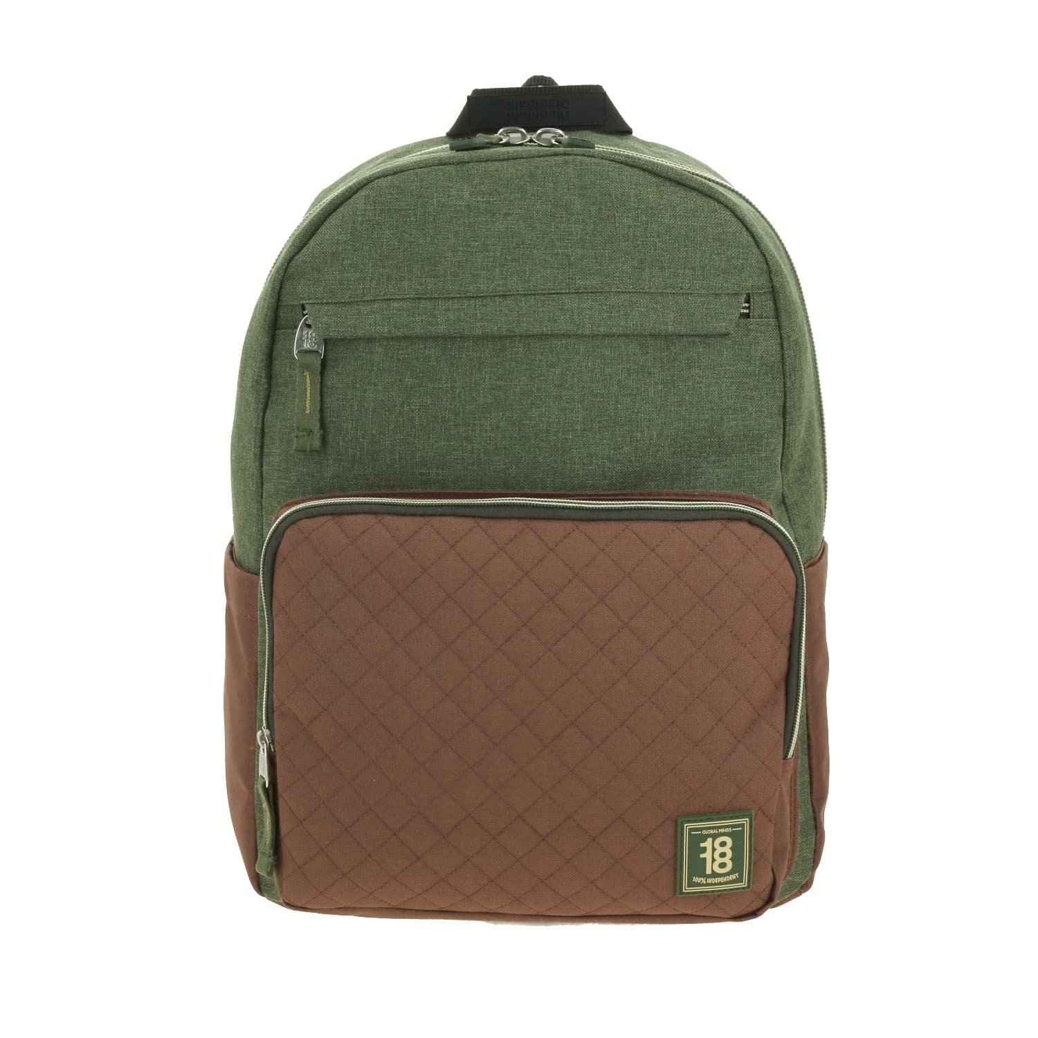 Mochila Escolar 1818 by Chenson Verde Seco con Porta Laptop 15", modelo 1866373-A