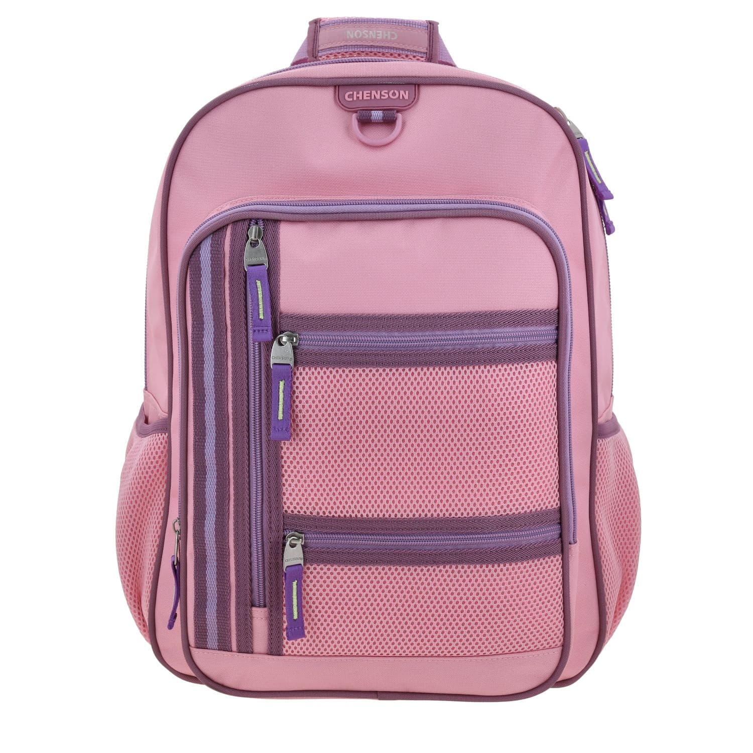 Kit Escolar Chenson Clásico (Mochila + Lonchera) Rosa, modelo CH70930-P-KC2O