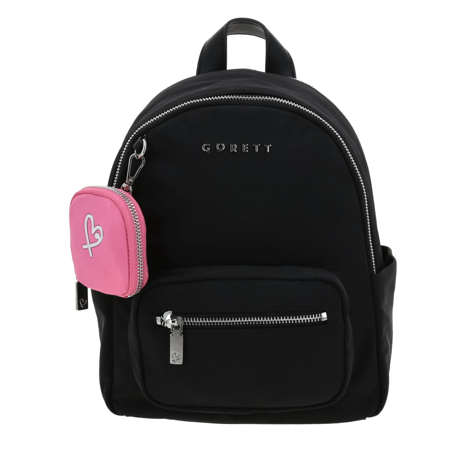 Mochila para dama Gorétt by Chenson negra con doble compartimento - Modelo GF25115, modelo GF25115-3