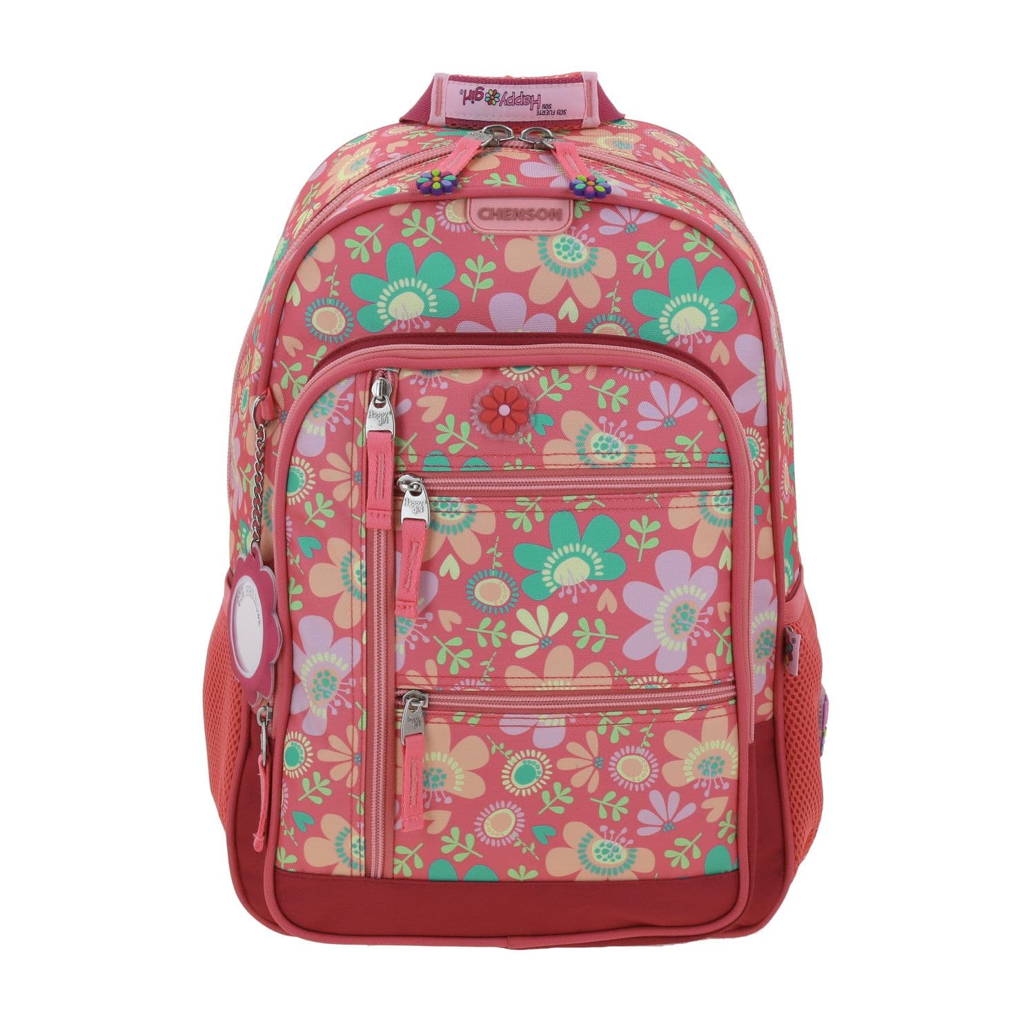 Kit Escolar Happy Girl by Chenson (Mochila + Lonchera) Rosa Infantil - Modelo HG66140, modelo HG66140-P-KC2O