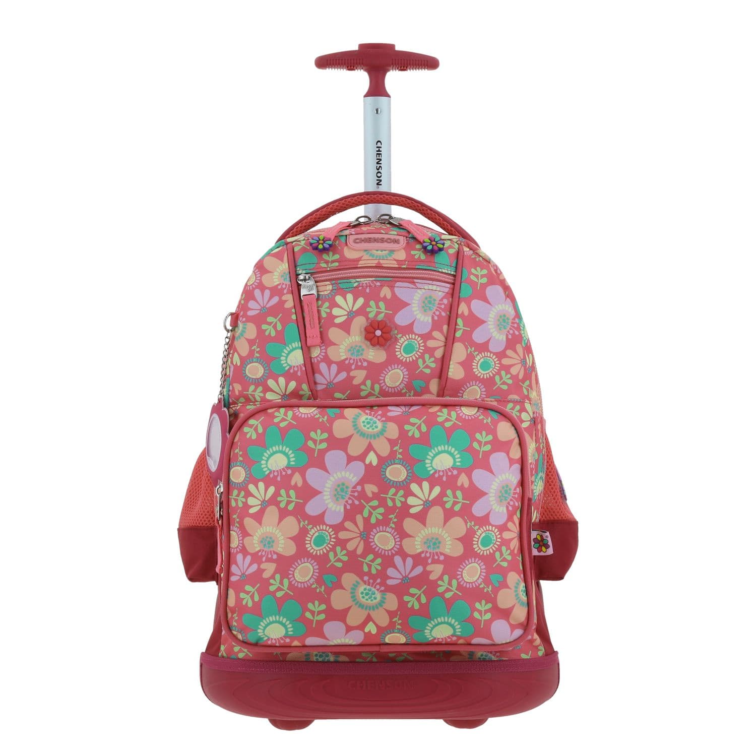 Kit Escolar Happy Girl by Chenson (Mochila con Ruedas + Lonchera) Rosa Infantil - Modelo HG66143, modelo HG66143-P-KC2O