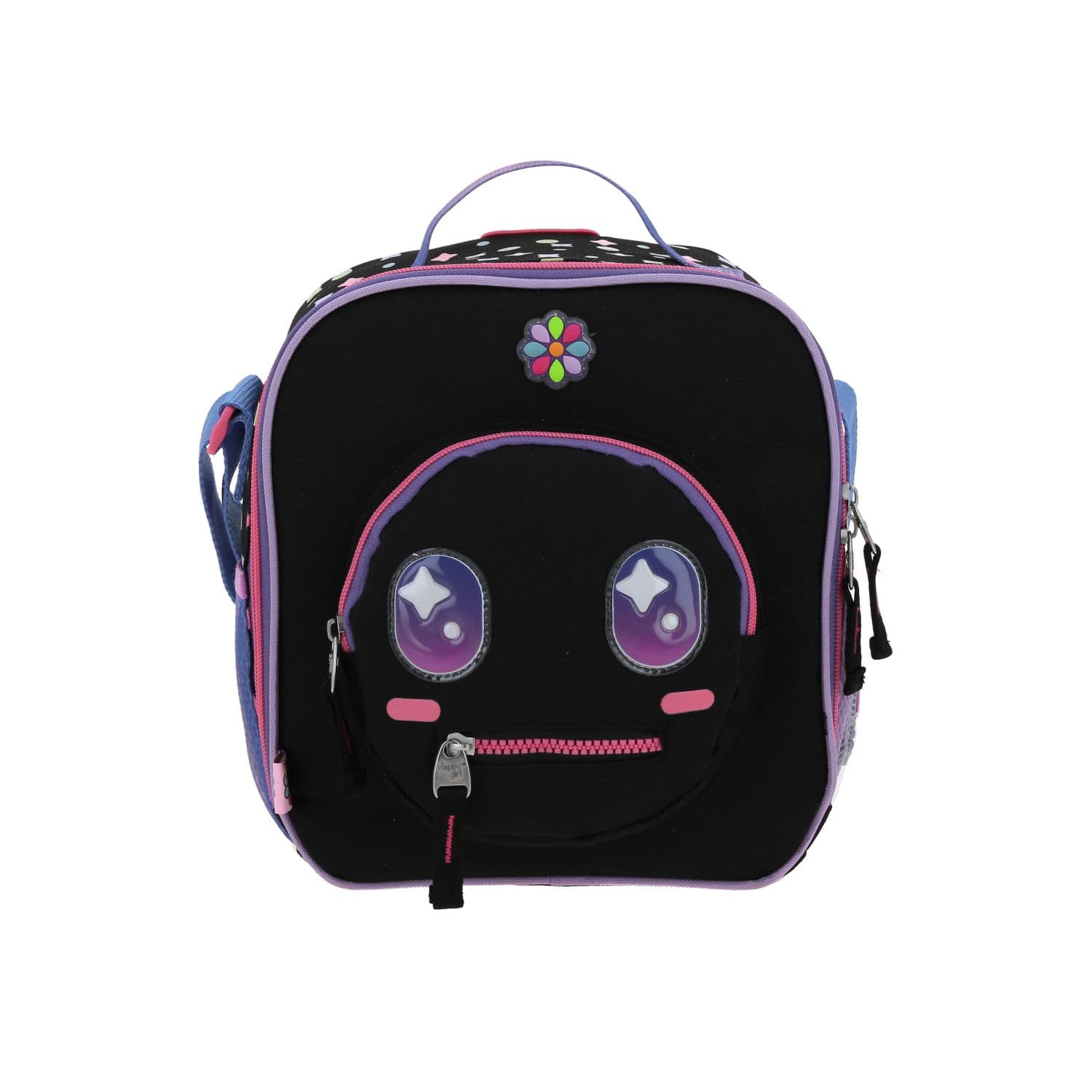 Kit Escolar Happy Girl by Chenson Lonchera + Lapicera Negro Infantil - Modelo HG66427, modelo HG66427-3-K2OA
