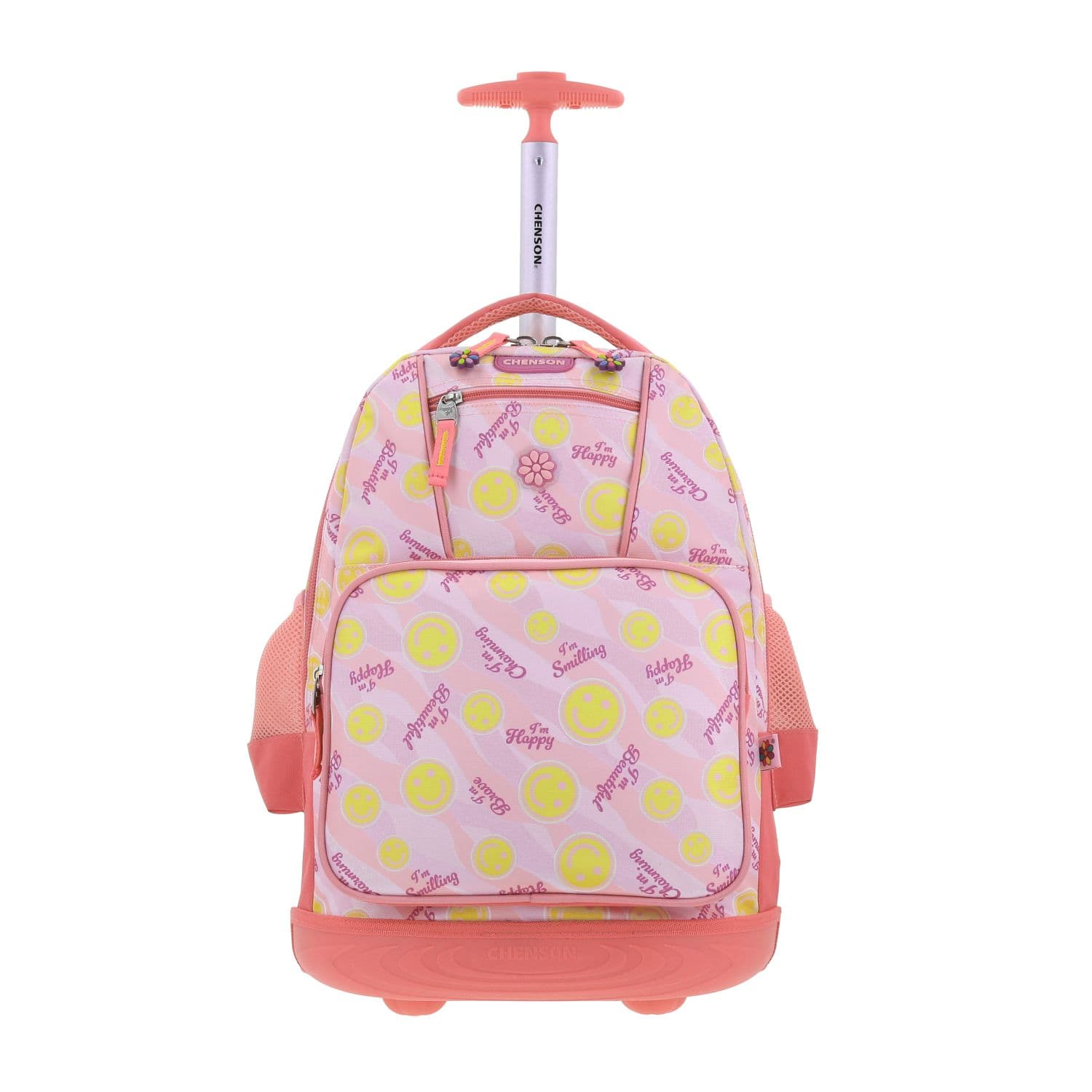 Mochila con Ruedas Happy Girl Rosa para Niña - Modelo HG66527, modelo HG66527-P