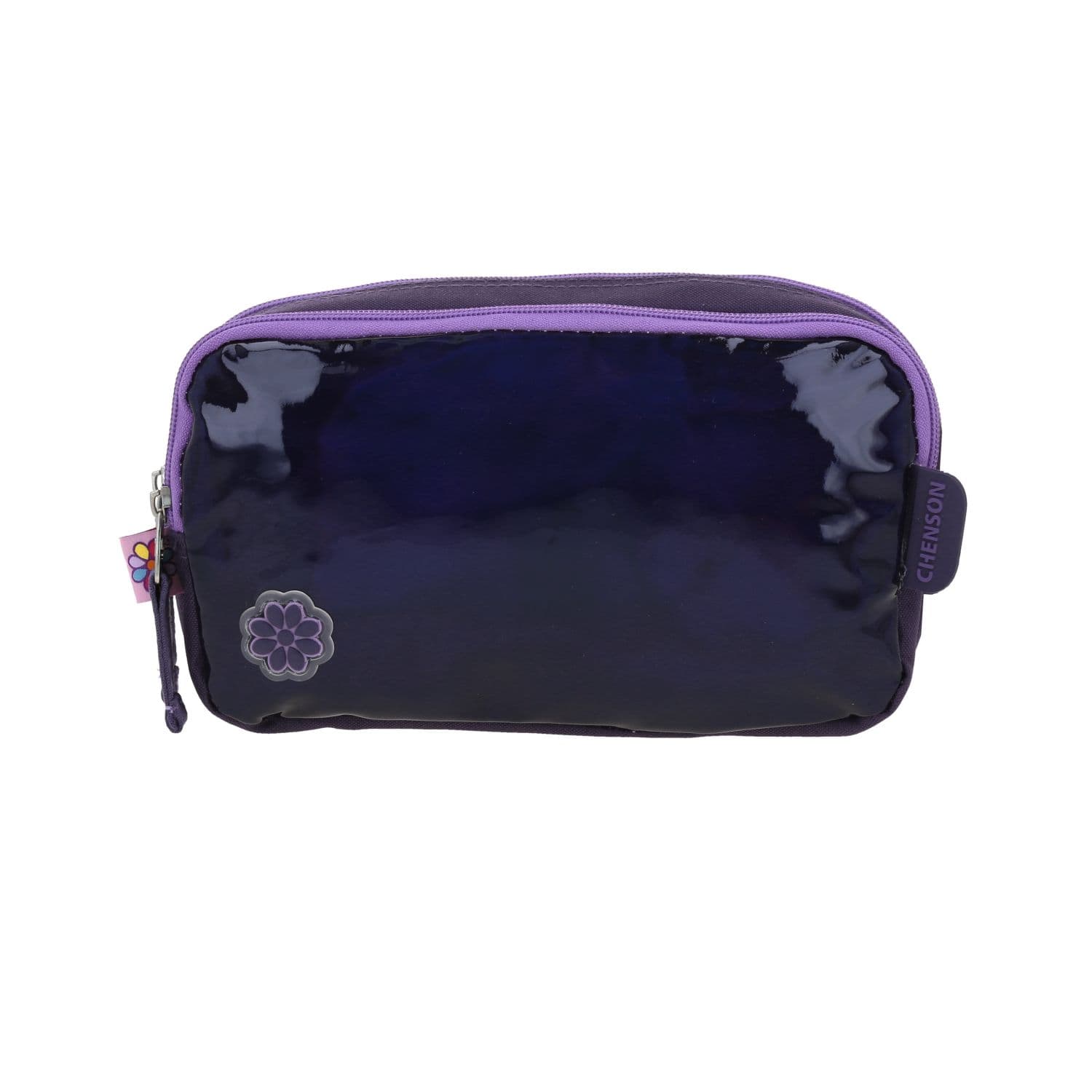 Lapicera escolar para niña Happy Girl Uva con doble compartimento - Modelo HG70168, modelo HG70168-U