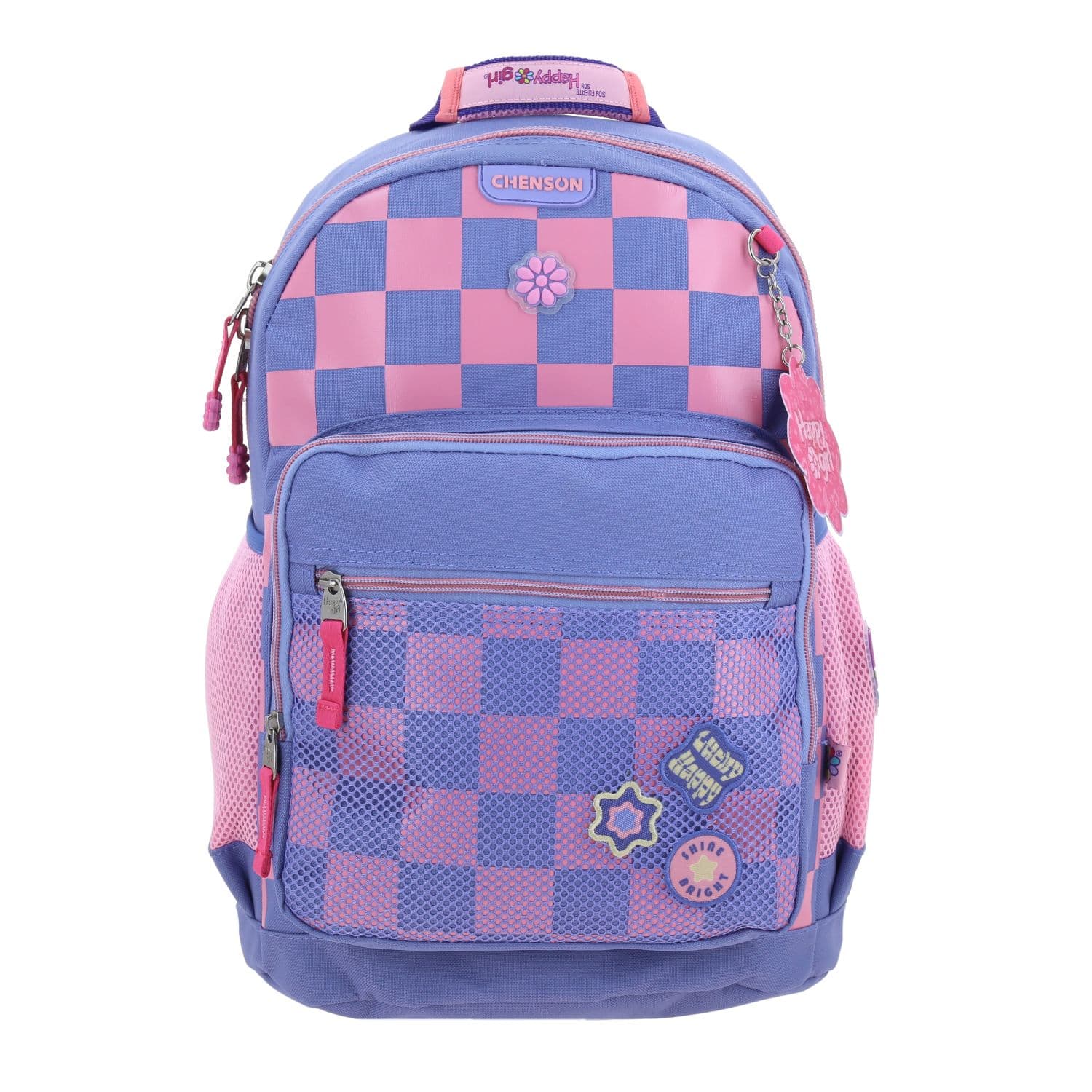 Kit Escolar Happy Girl by Chenson (Mochila + Lonchera) Uva Infantil - Modelo HG70235, modelo HG70235-U-KC2O