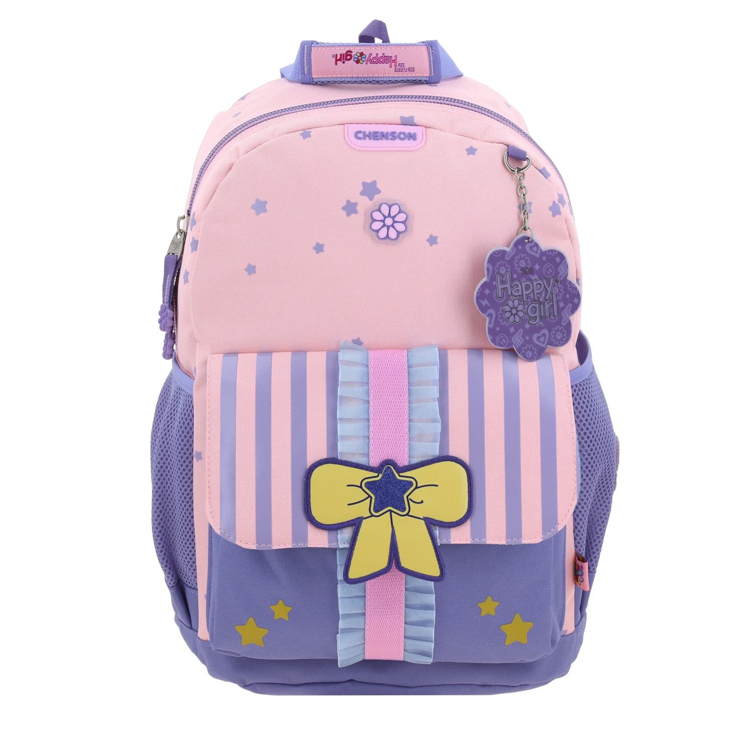 Kit Escolar Happy Girl by Chenson (Mochila + Lonchera) Rosa Infantil - Modelo HG70387, modelo HG70387-P-KC2O