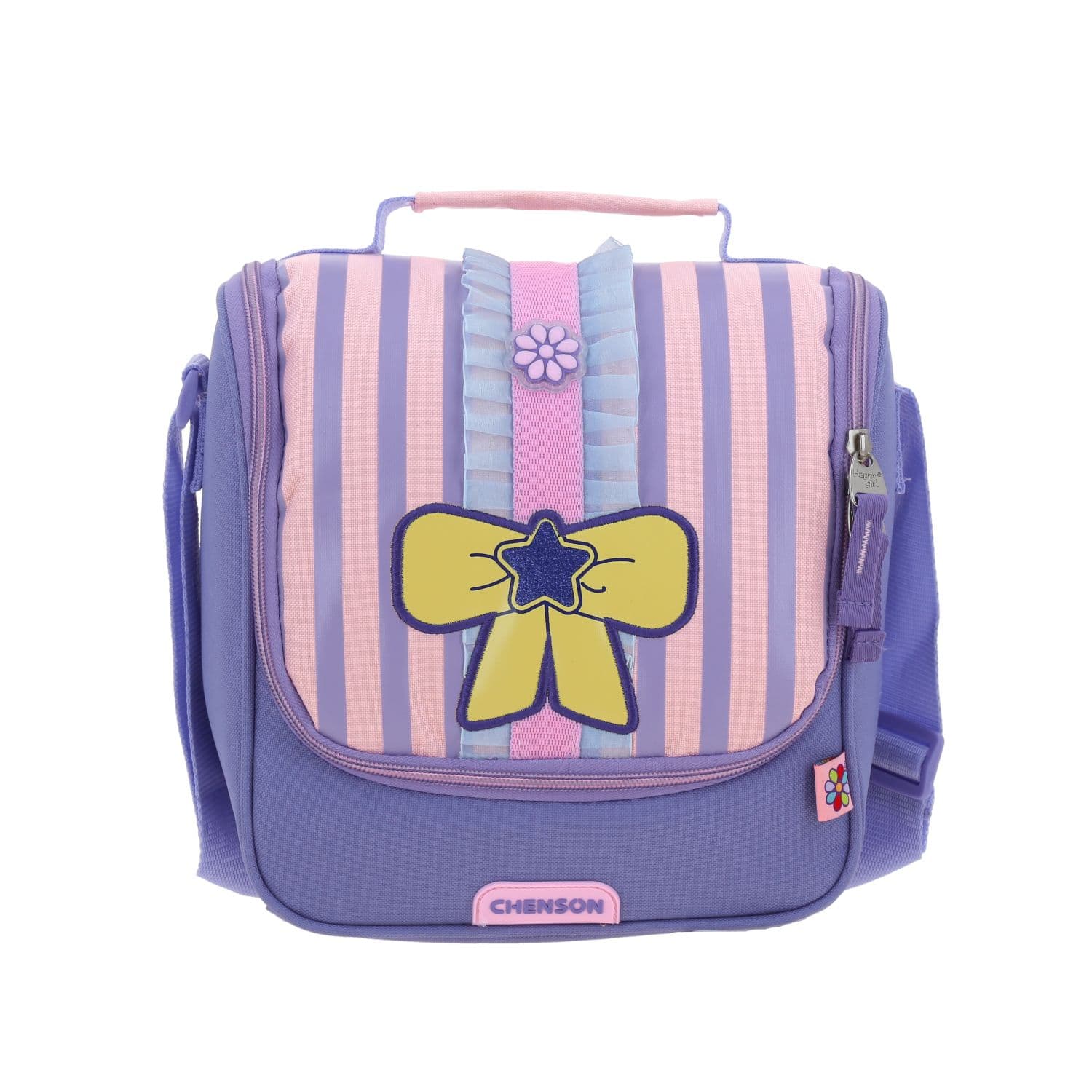 Lonchera escolar Happy Girl by Chenson Rosa con forro térmico - Modelo HG70388, modelo HG70388-P