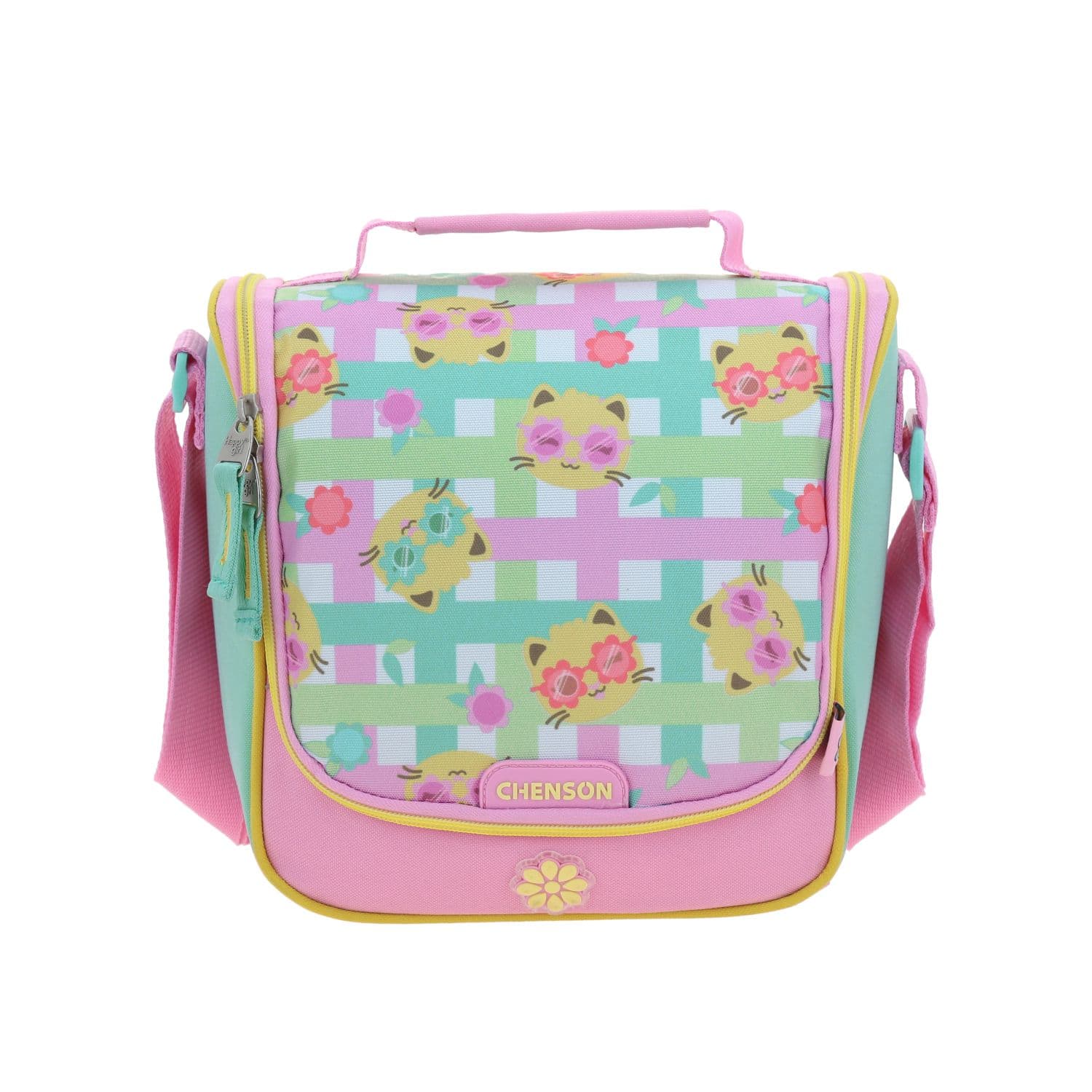 Lonchera Escolar Térmica Happy Girl Rosa para Niña - Modelo HG70707, modelo HG70707-P