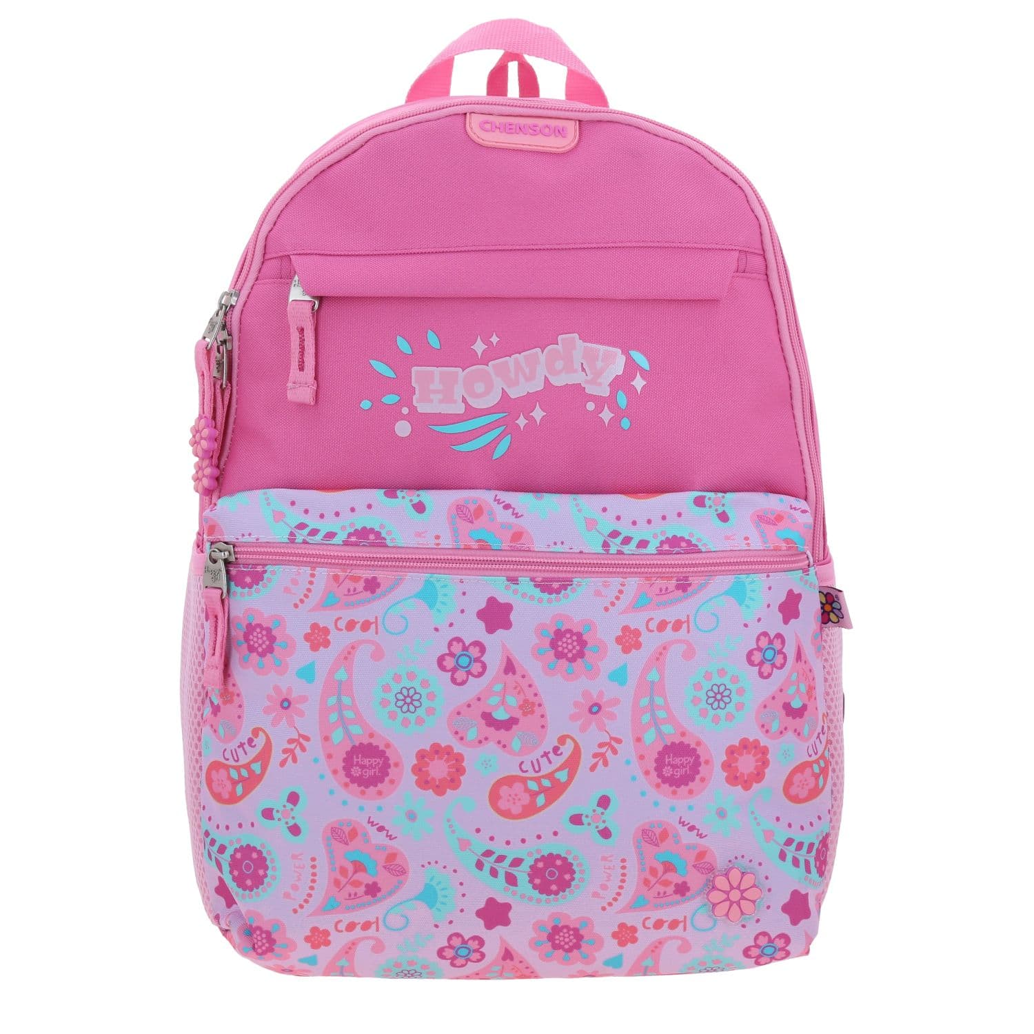 Kit Escolar Happy Girl by Chenson (Mochila + Lonchera) Rosa Infantil - Modelo HG70717, modelo HG70717-P-KC2O