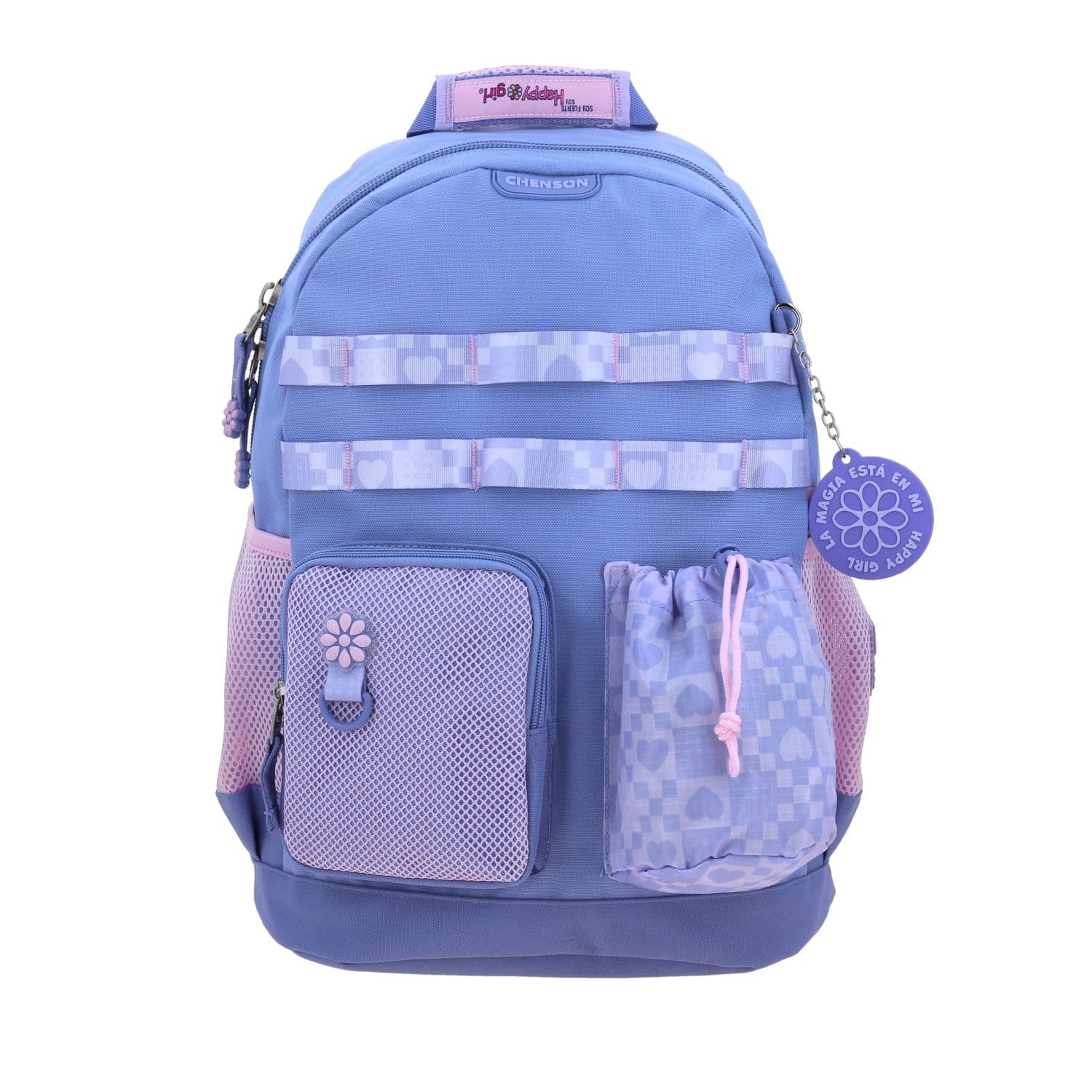 Kit Escolar Happy Girl by Chenson (Mochila + Lonchera) Uva Infantil - Modelo HG70897, modelo HG70897-U-KC2O