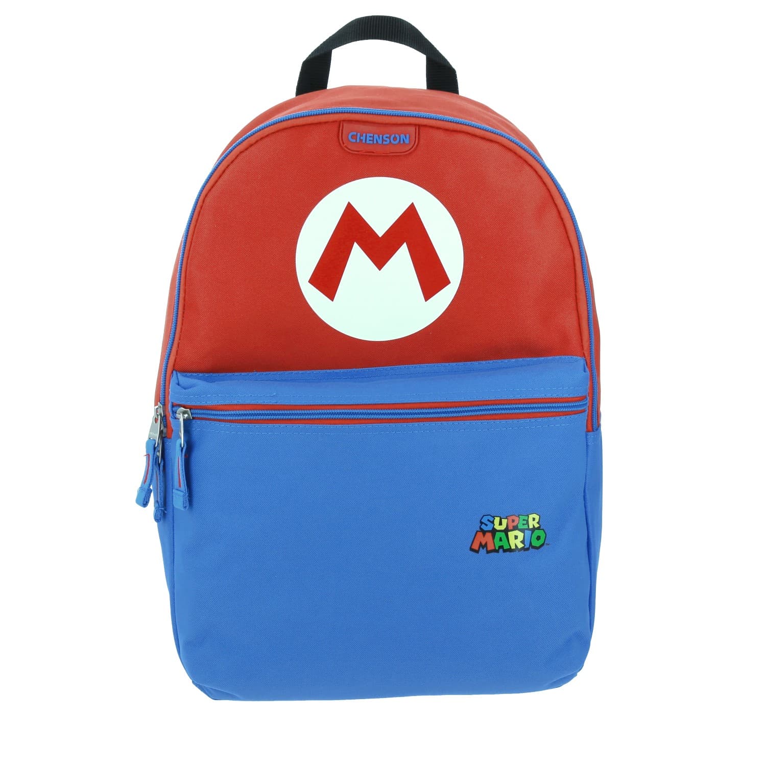 Mochila escolar para niño Mario Bros by Chenson color azul divertida - Modelo MB65781, modelo MB65781-9