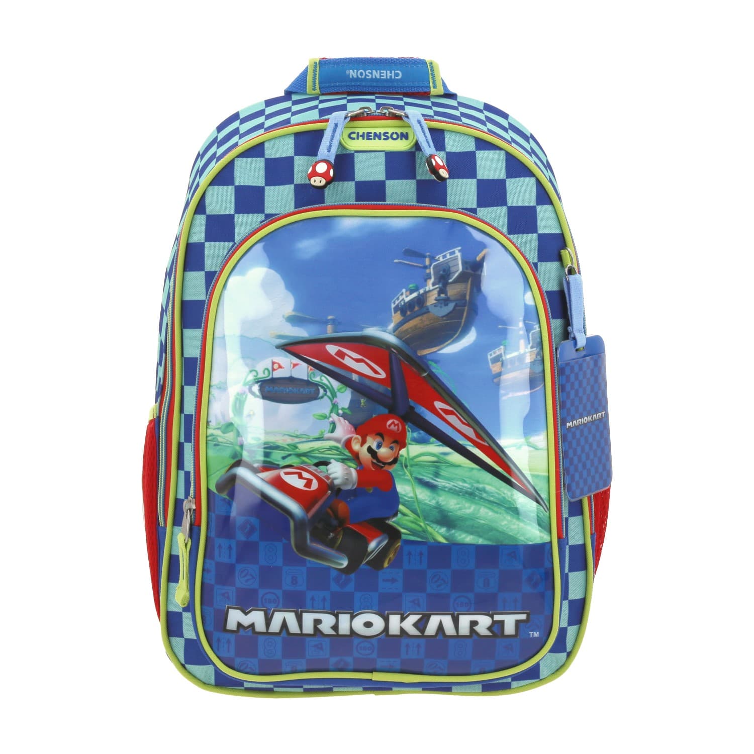 Kit Escolar Mario Bros by Chenson (Mochila + Lonchera) Azul Infantil - Modelo MB66135, modelo MB66135-9-KC2O