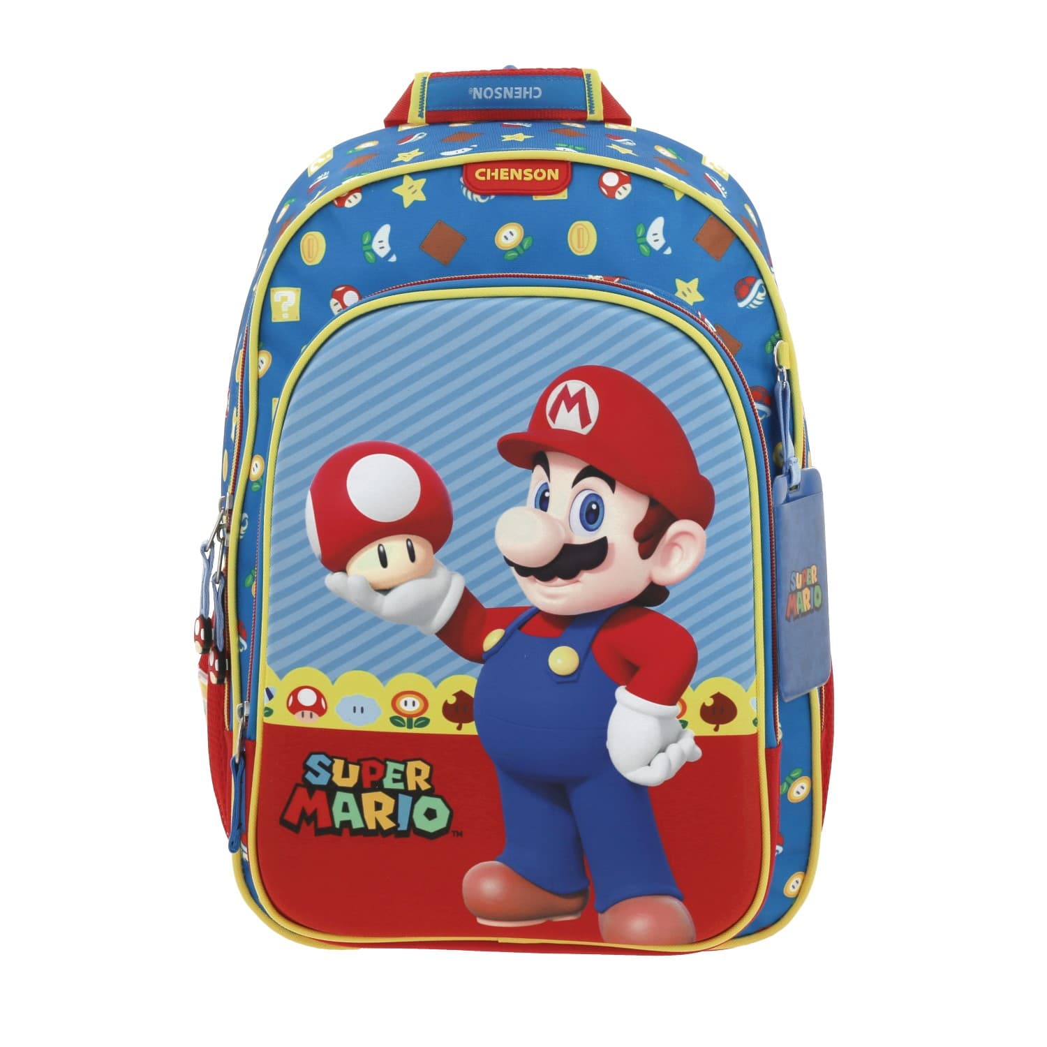 Kit Escolar Mario Bros by Chenson (Mochila + Lonchera) Azul Infantil - Modelo MB66259, modelo MB66259-9-KC2O