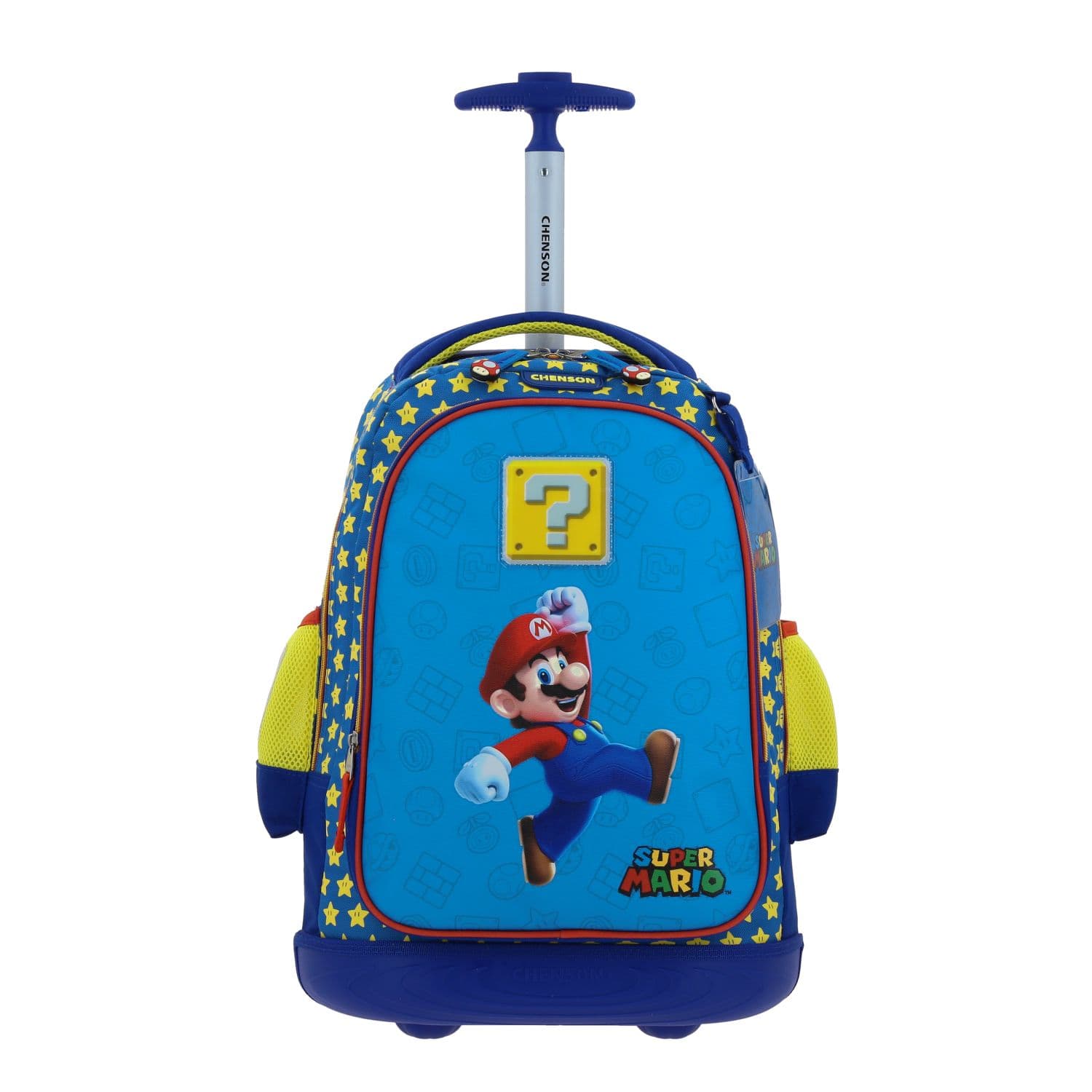 Mochila con Ruedas Mario Bros Azul para Niño - Modelo MB66310, modelo MB66310-9