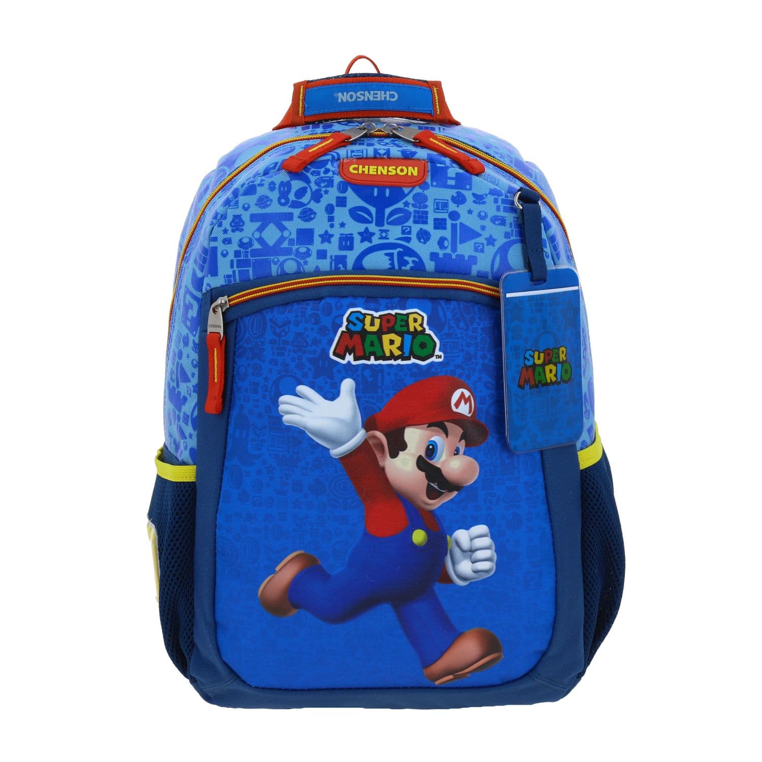 Kit Escolar Mario Bros by Chenson Mochila + Lonchera Azul Infantil - Modelo MB66341, modelo MB66341-9-KC2O