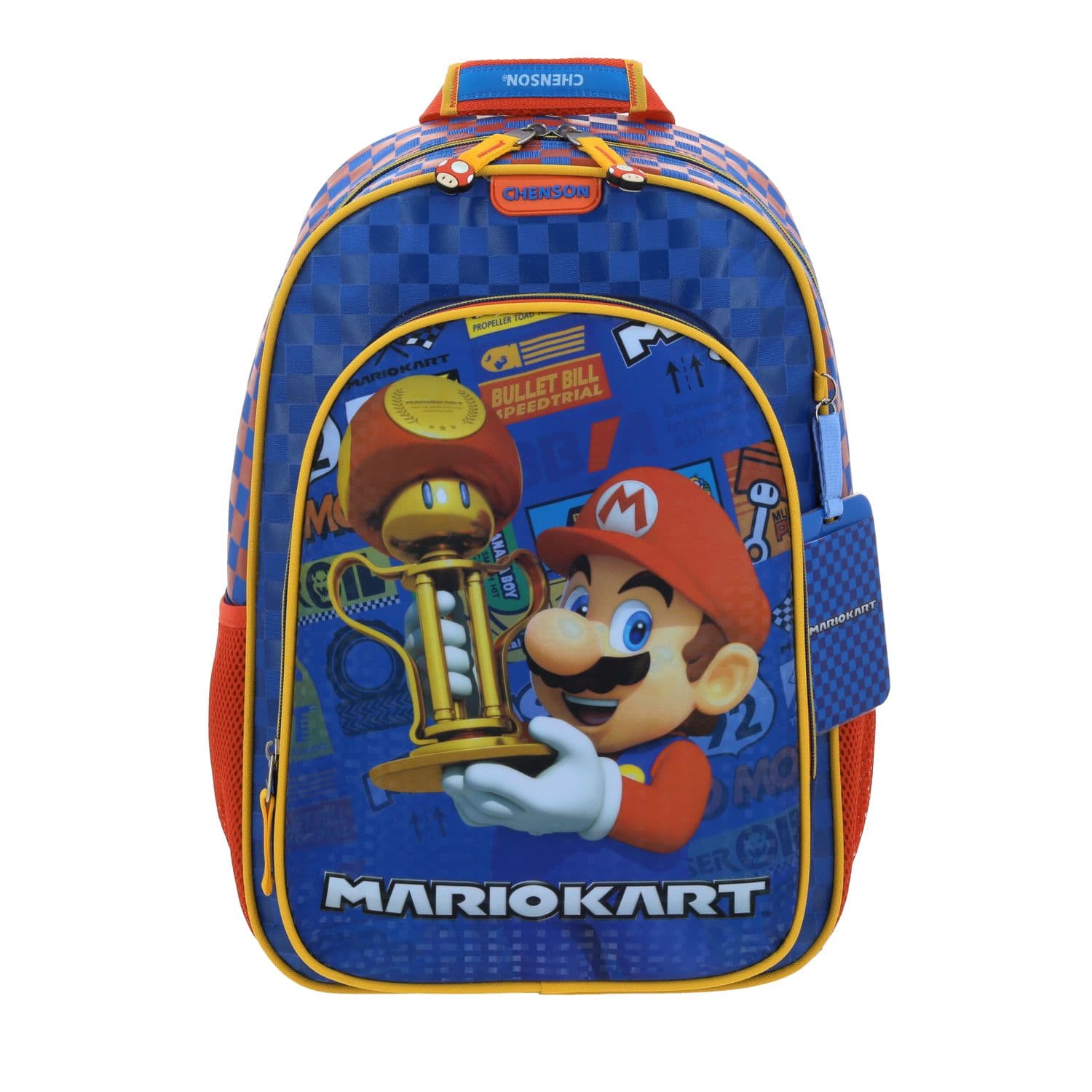 Kit Escolar Mario Bros by Chenson (Mochila + Lonchera) Azul Infantil - Modelo MB66412, modelo MB66412-9-KC2O