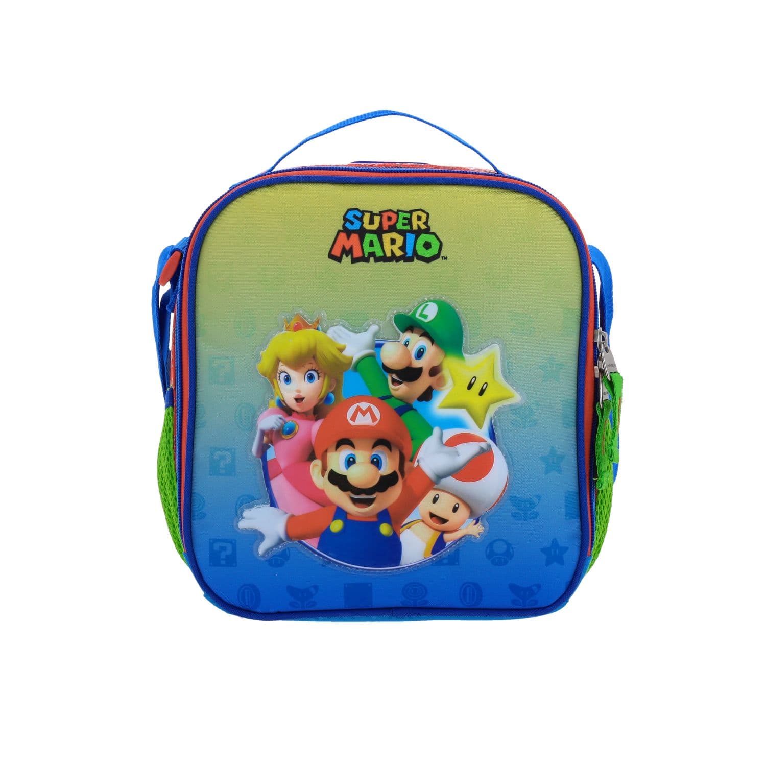Kit Escolar Mario Bros by Chenson (Lonchera + Lapicera) Rojo Infantil - Modelo MB66455, modelo MB66455-R-K2OA