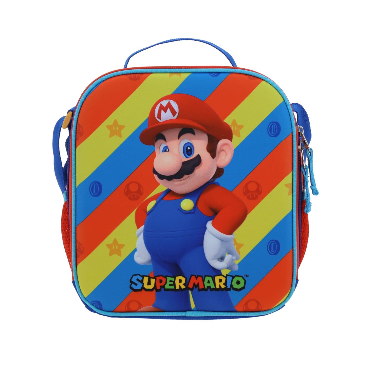 Kit Escolar Mario Bros by Chenson (Lonchera + Lapicera) Rojo Infantil - Modelo MB66575, modelo MB66575-R-K2OA