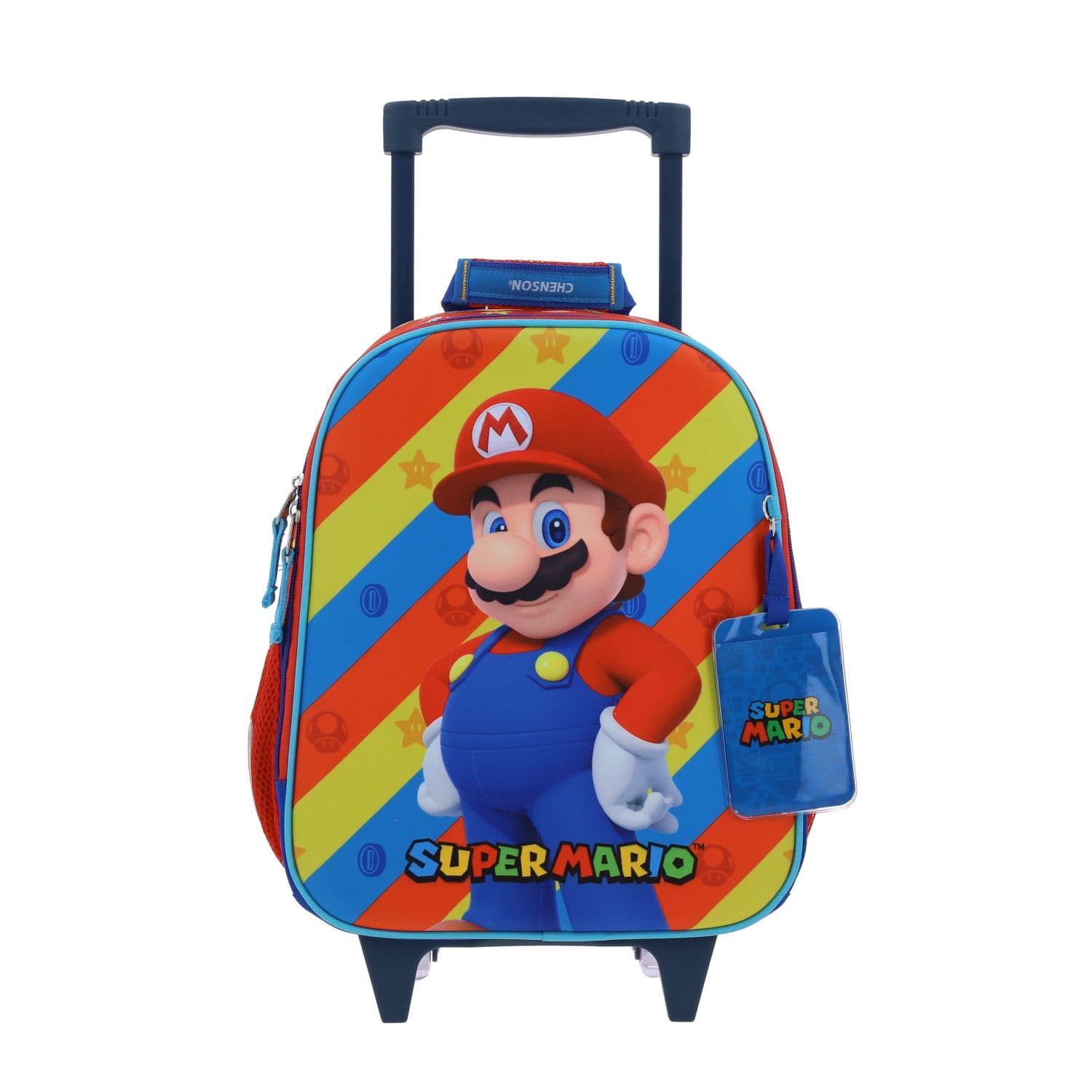 Mochila con Ruedas Mario Bros Rojo para Niño - Modelo MB66577, modelo MB66577-R