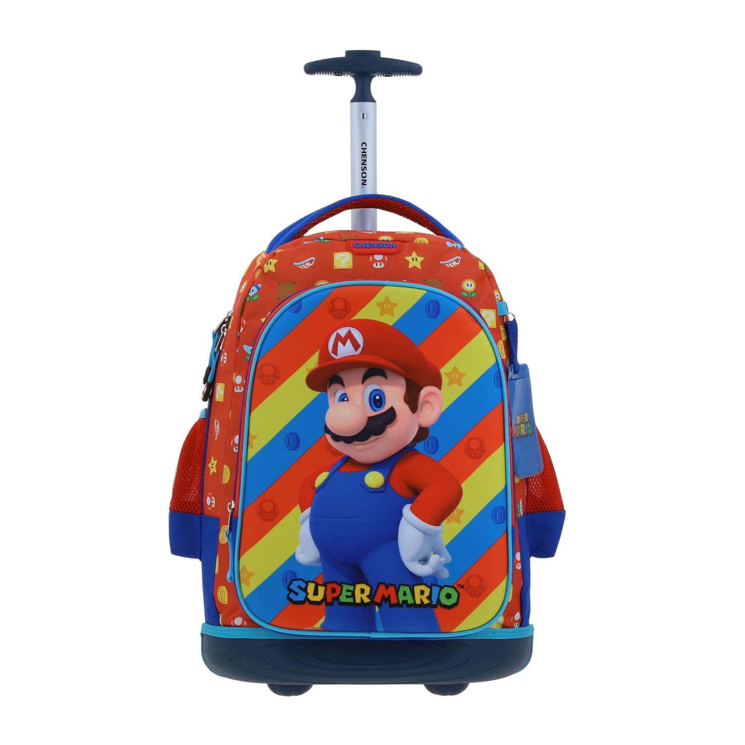 Mochila con Ruedas Mario Bros Rojo para Niño - Modelo MB66578, modelo MB66578-R