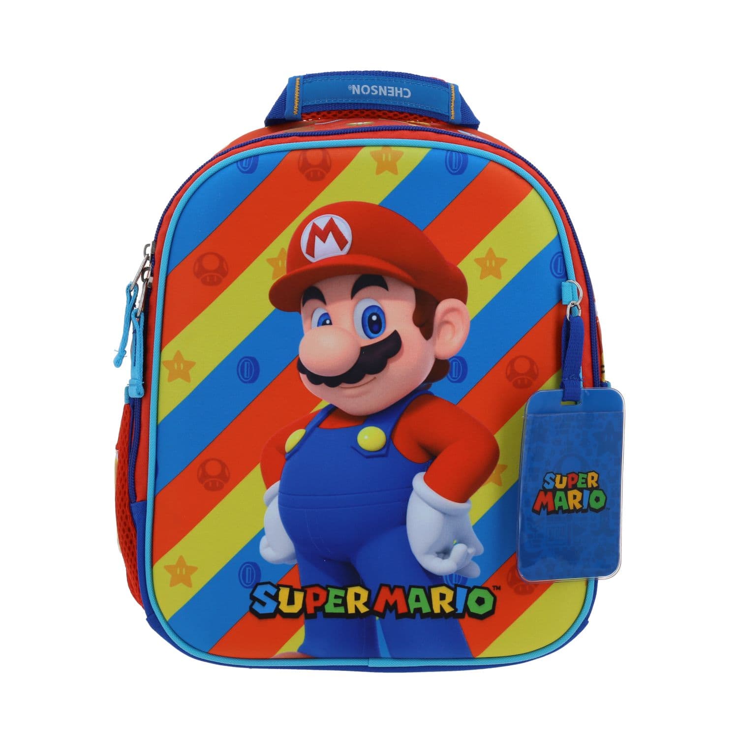 Kit Escolar Mario Bros by Chenson (Mochila + Lonchera + Lapicera) Rojo Infantil, modelo MB66579-R-KC3