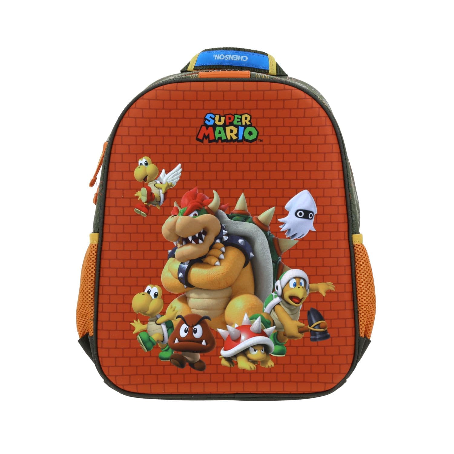 Kit Escolar Mario Bros by Chenson Mochila + Lonchera + Lapicera Verde, modelo MB66593-A-KC3