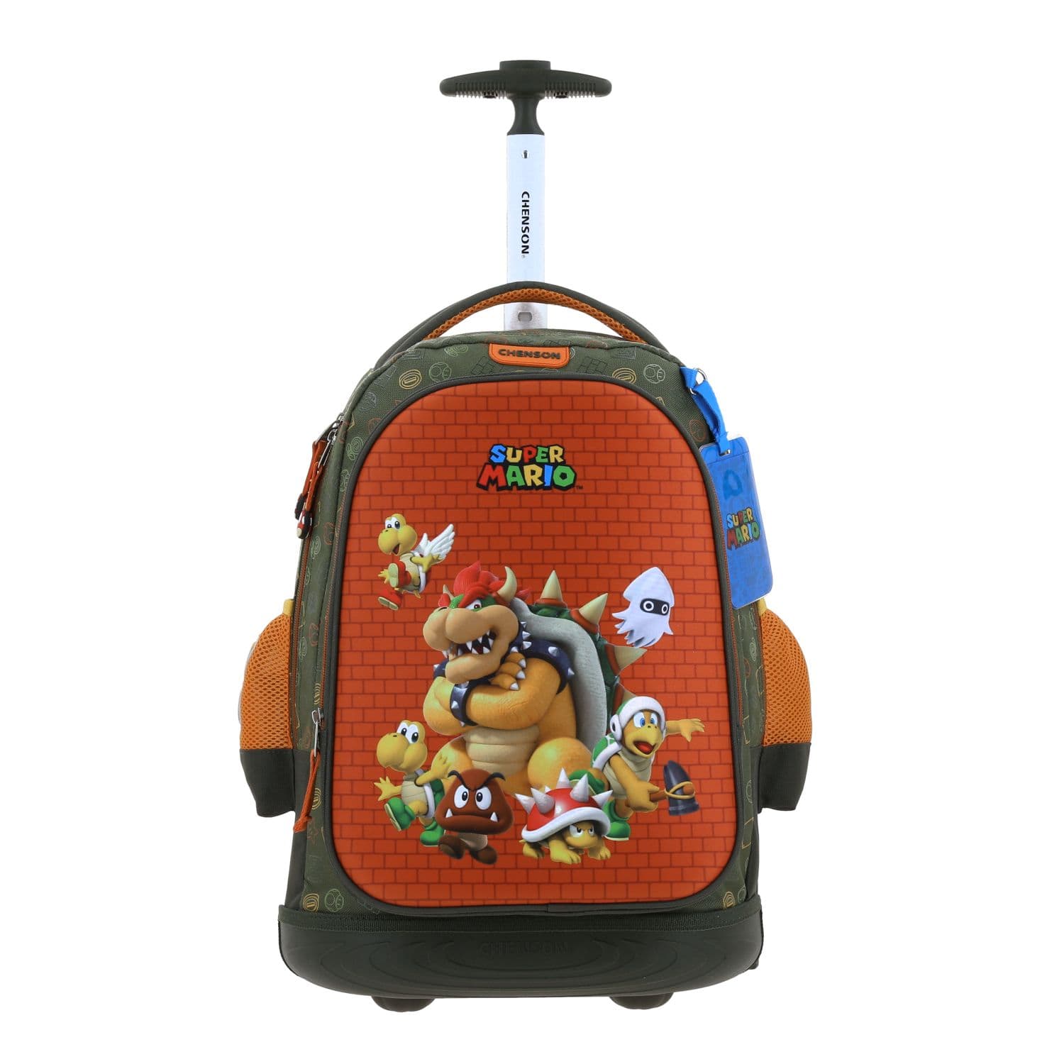 Kit Escolar Mario Bros by Chenson (Mochila + Lonchera) Verde seco Infantil, modelo MB66594-A-KC2O