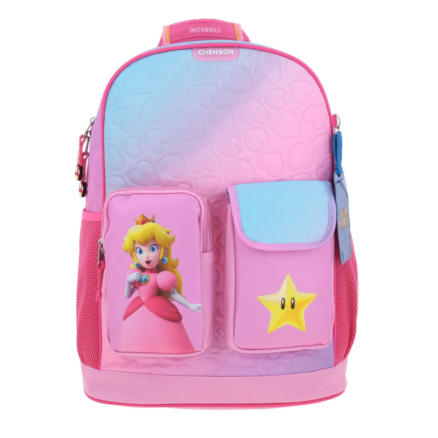 Kit Escolar Mario Bros by Chenson Mochila + Lonchera Rosa Infantil - Modelo MB70430, modelo MB70430-P-KC2O
