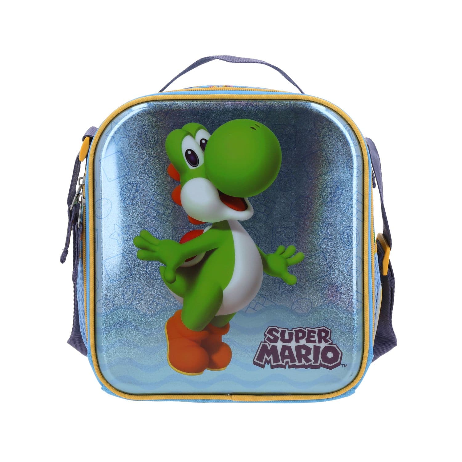 Lonchera escolar térmica Mario Bros by Chenson azul para niño - Modelo MB70524, modelo MB70524-9